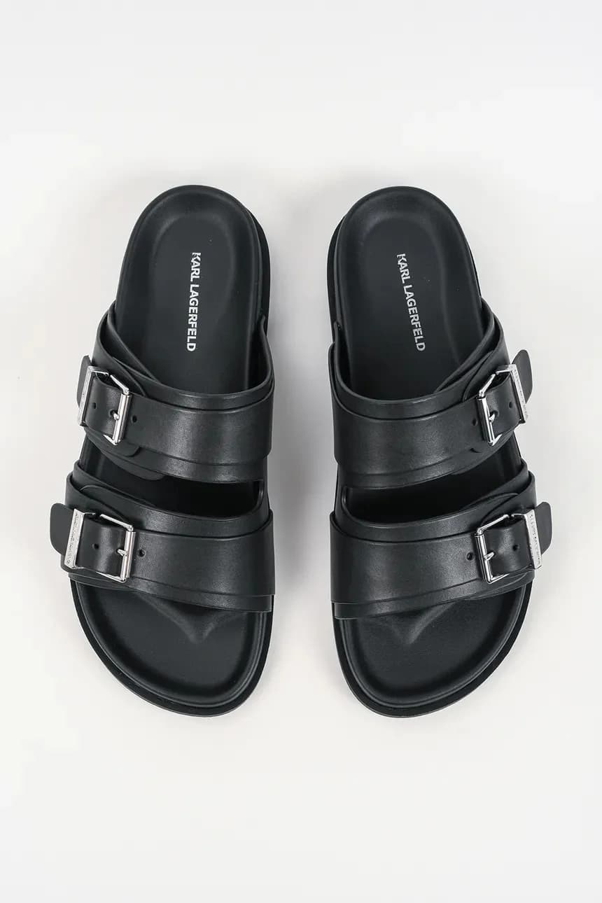 Мужские кожаные шлепанцы Kaden - фото 4