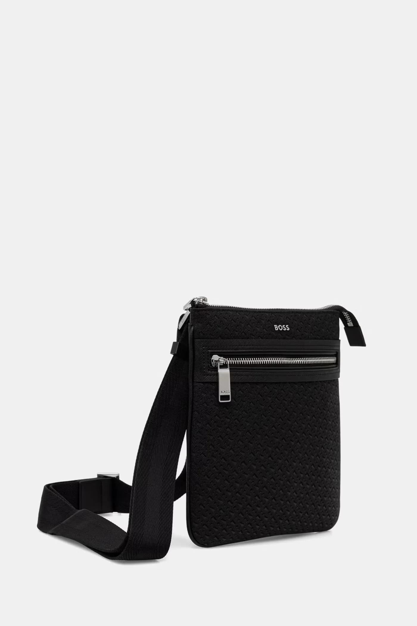 Мужская кожаная сумка через плечо - фото 2