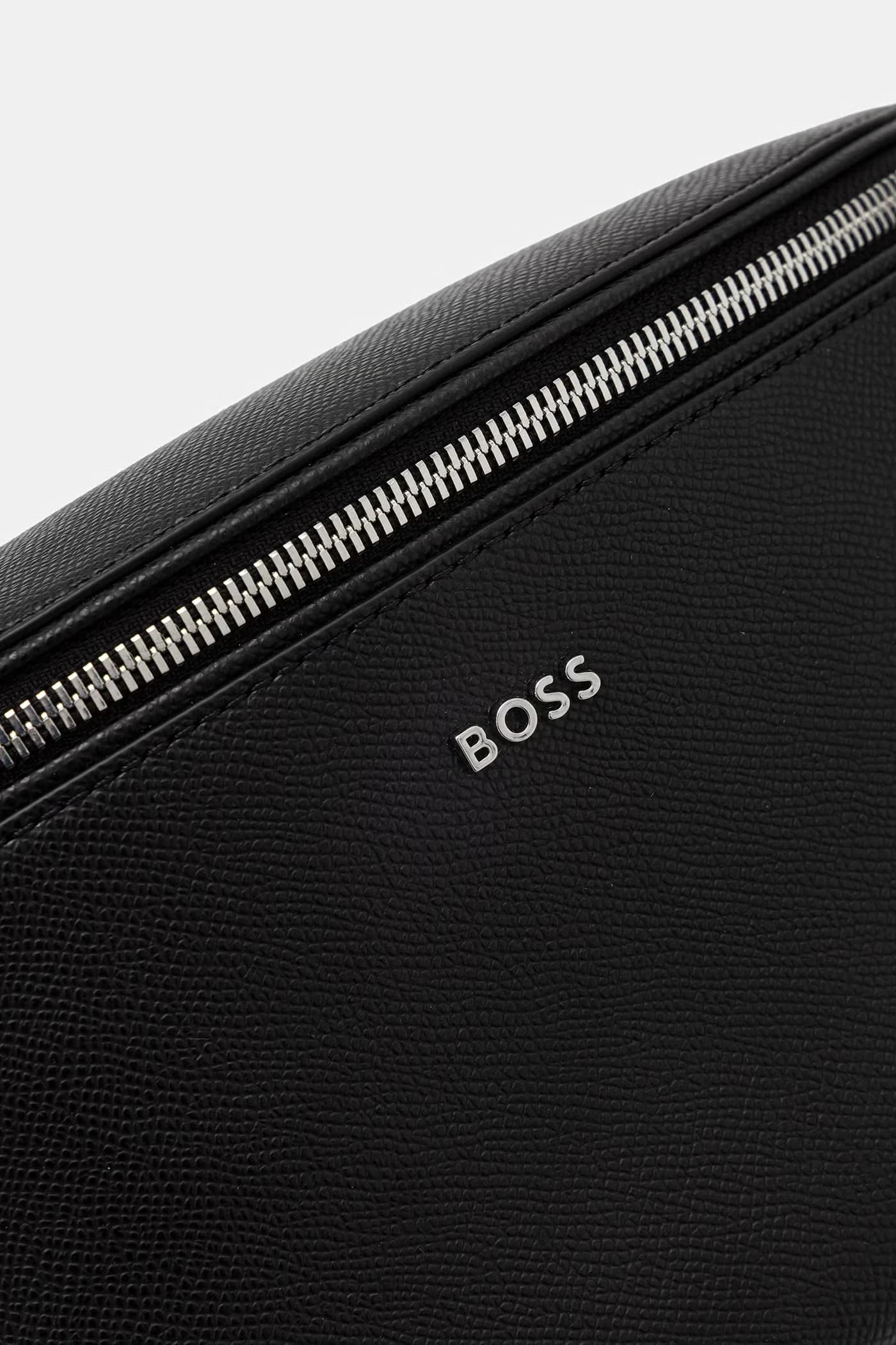 Мужская кожаная сумка через плечо - фото 4