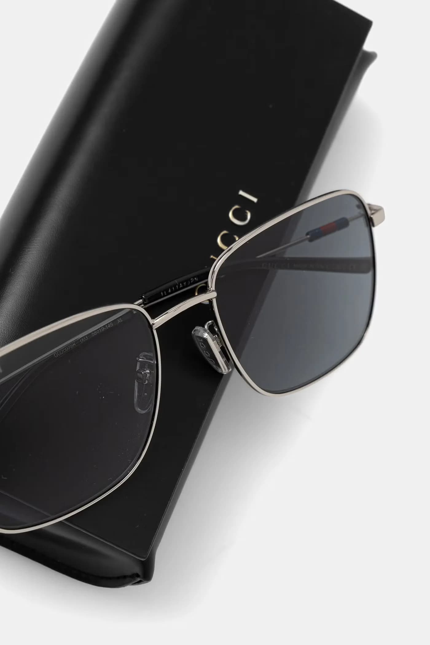 Мужские квадратные солнцезащитные очки - фото 3