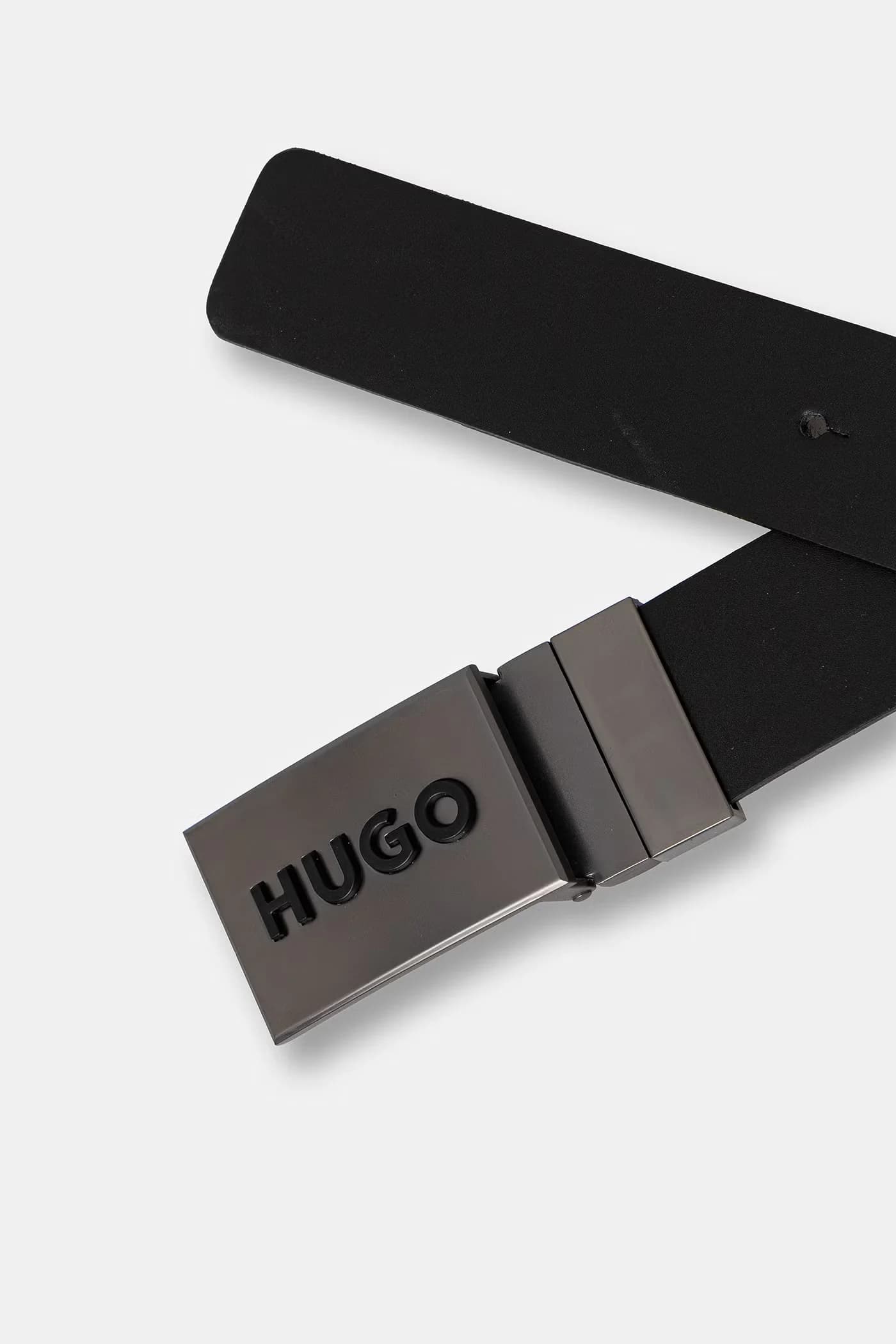 Мужской кожаный ремень Gussy_Plaque - фото 2