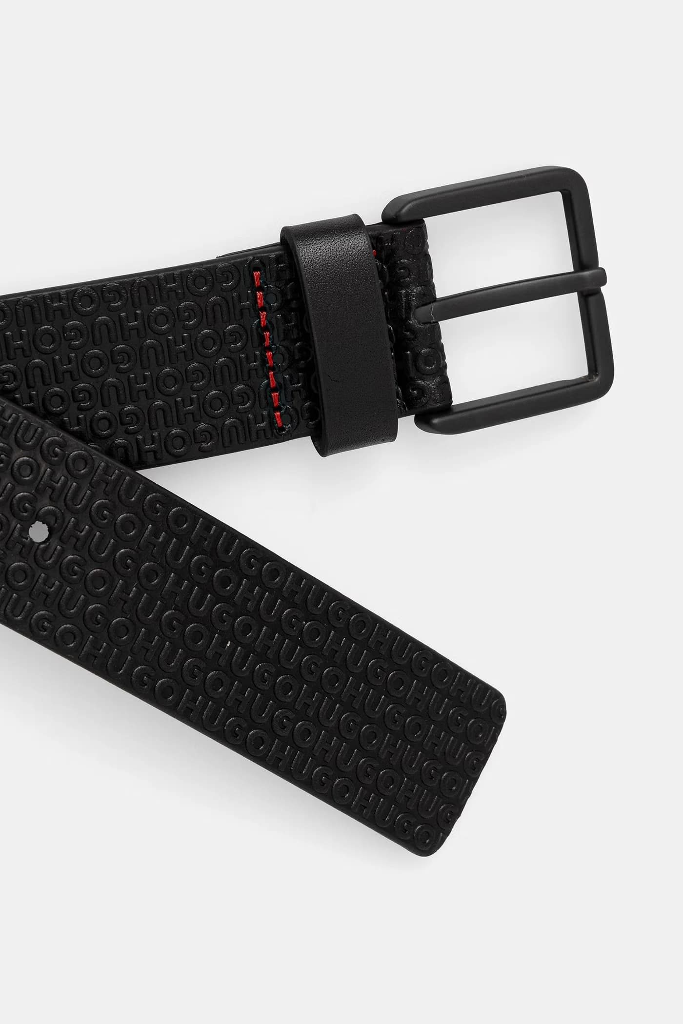 Мужской кожаный ремень Gethin-AOP - фото 2