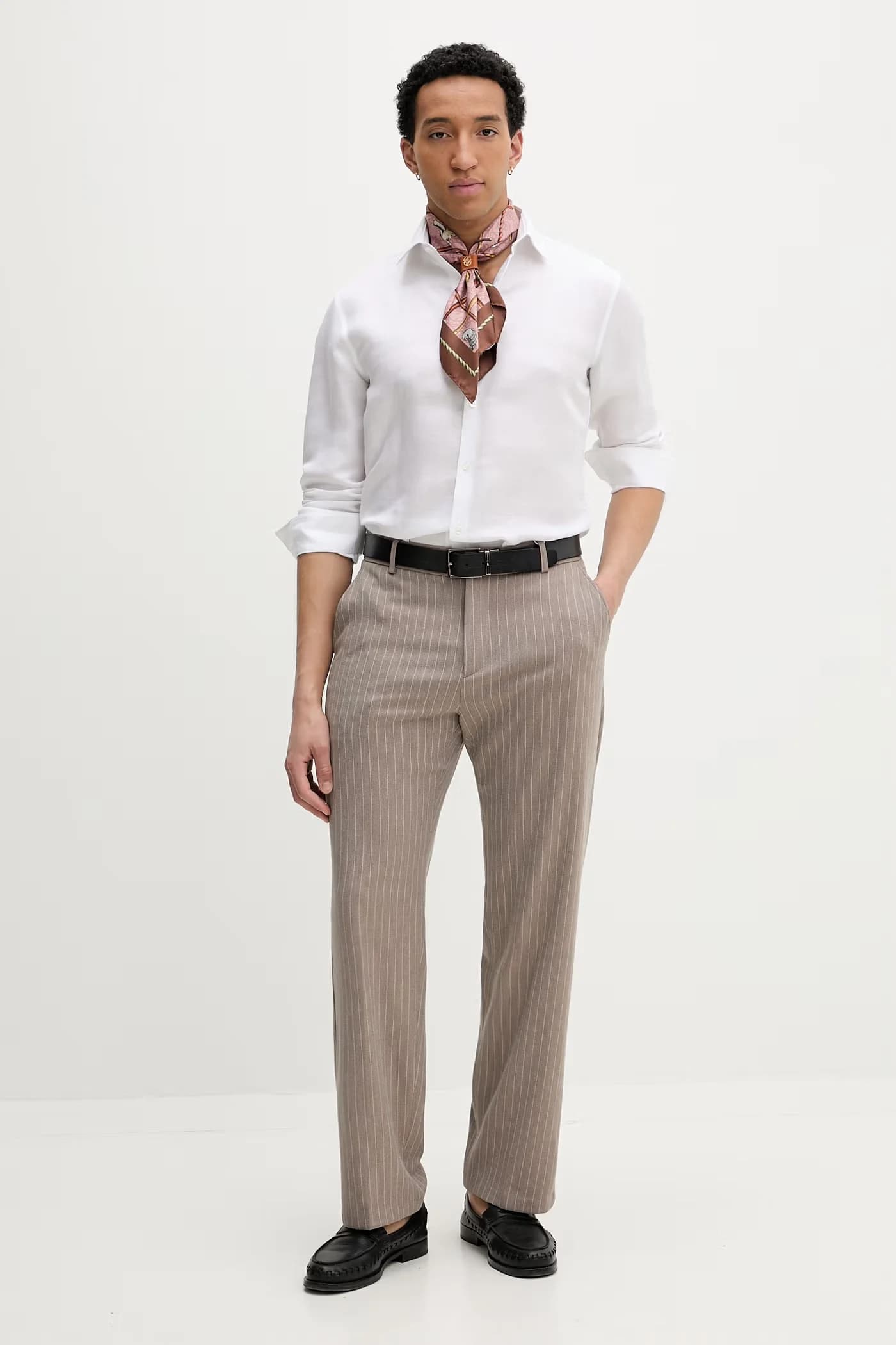 Женский шелковый шарф Канны - фото 4