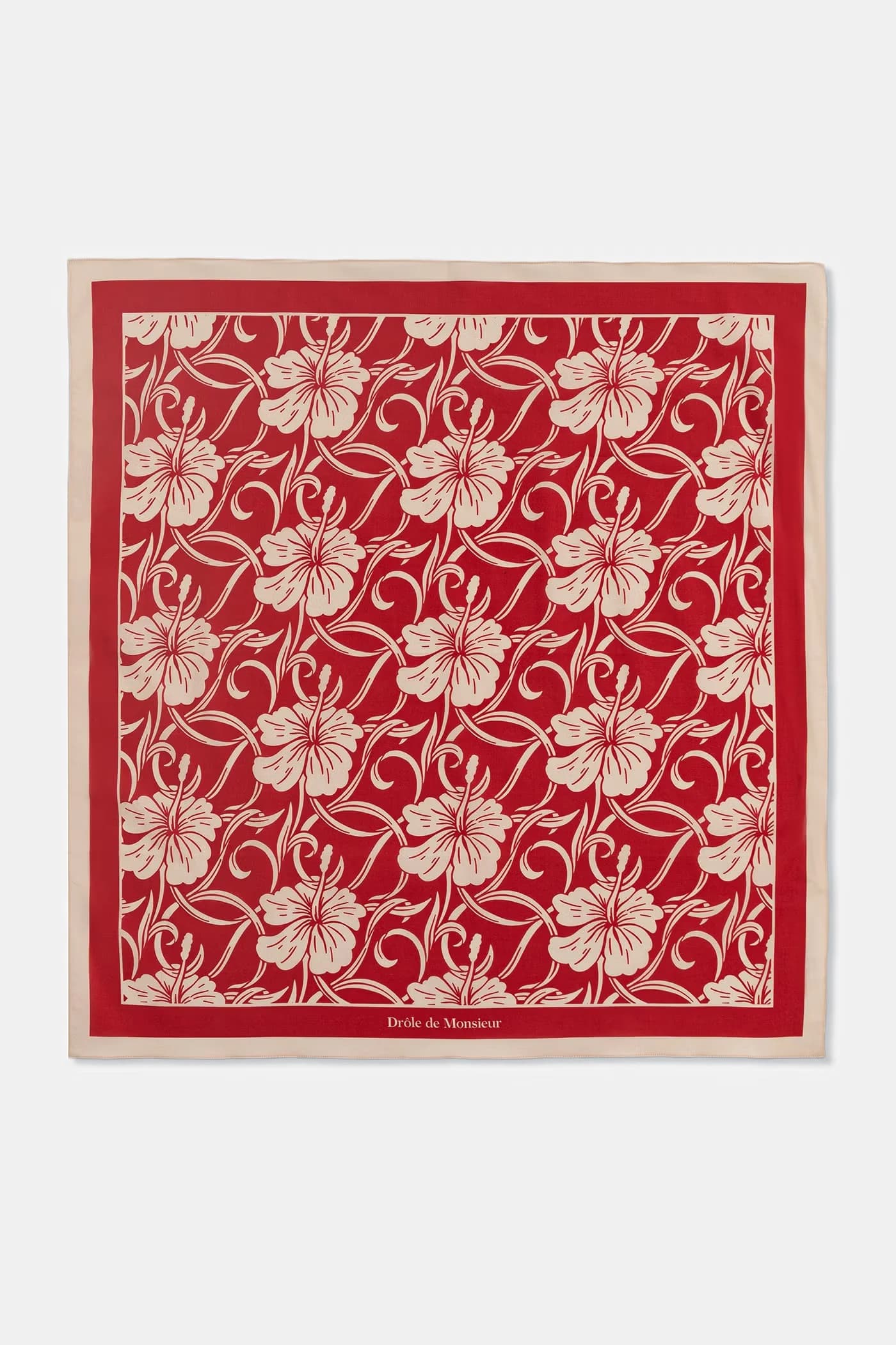 Женский хлопковый шарф Monogramme Hibiscus