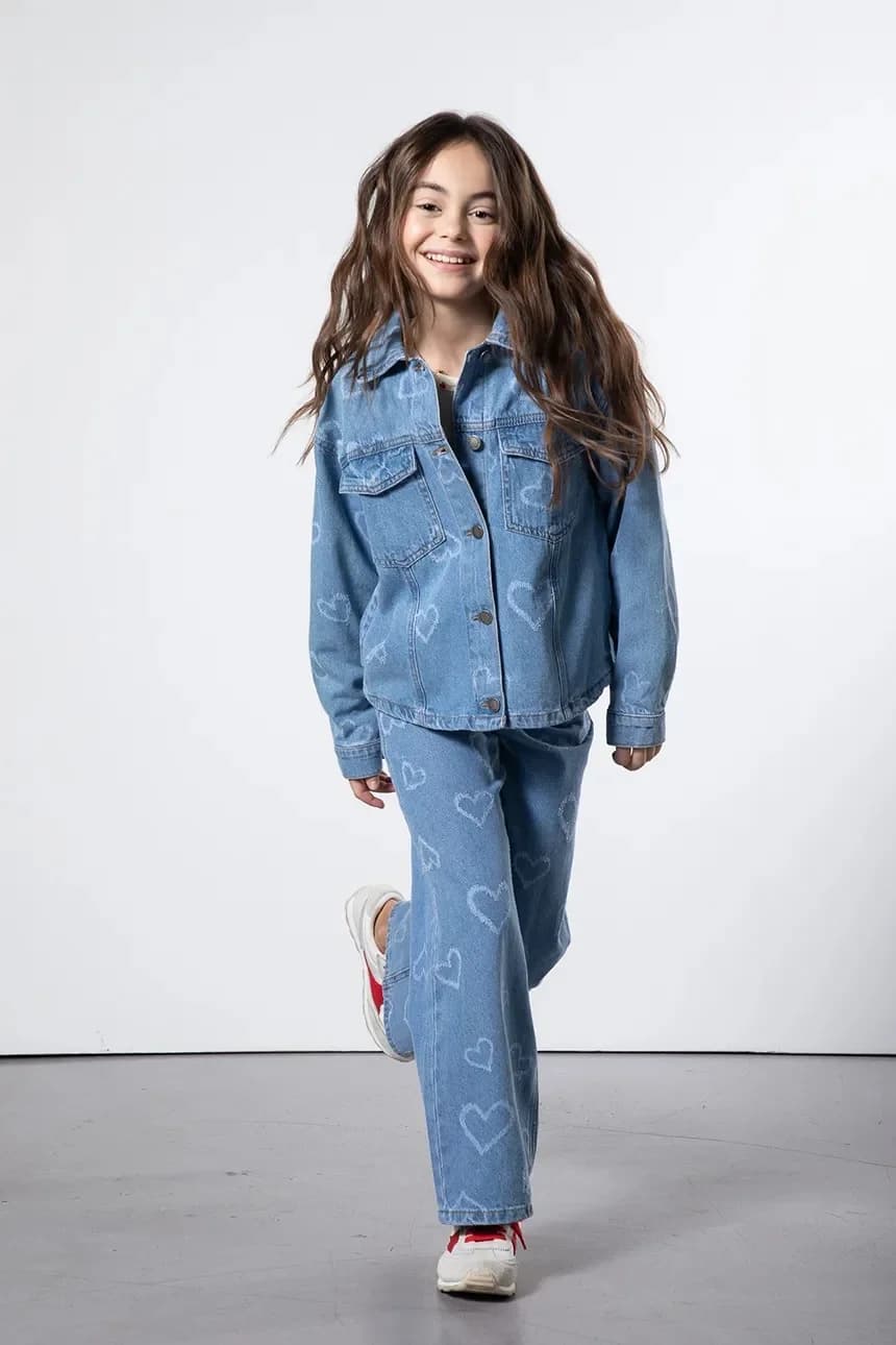 Детская джинсовая куртка - фото 7
