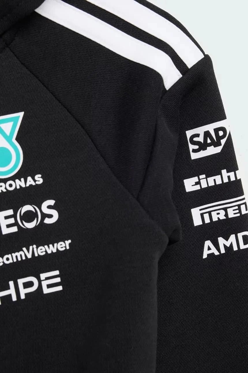 Хлопковый детский комбинезон MERCEDES с капюшоном - фото 4