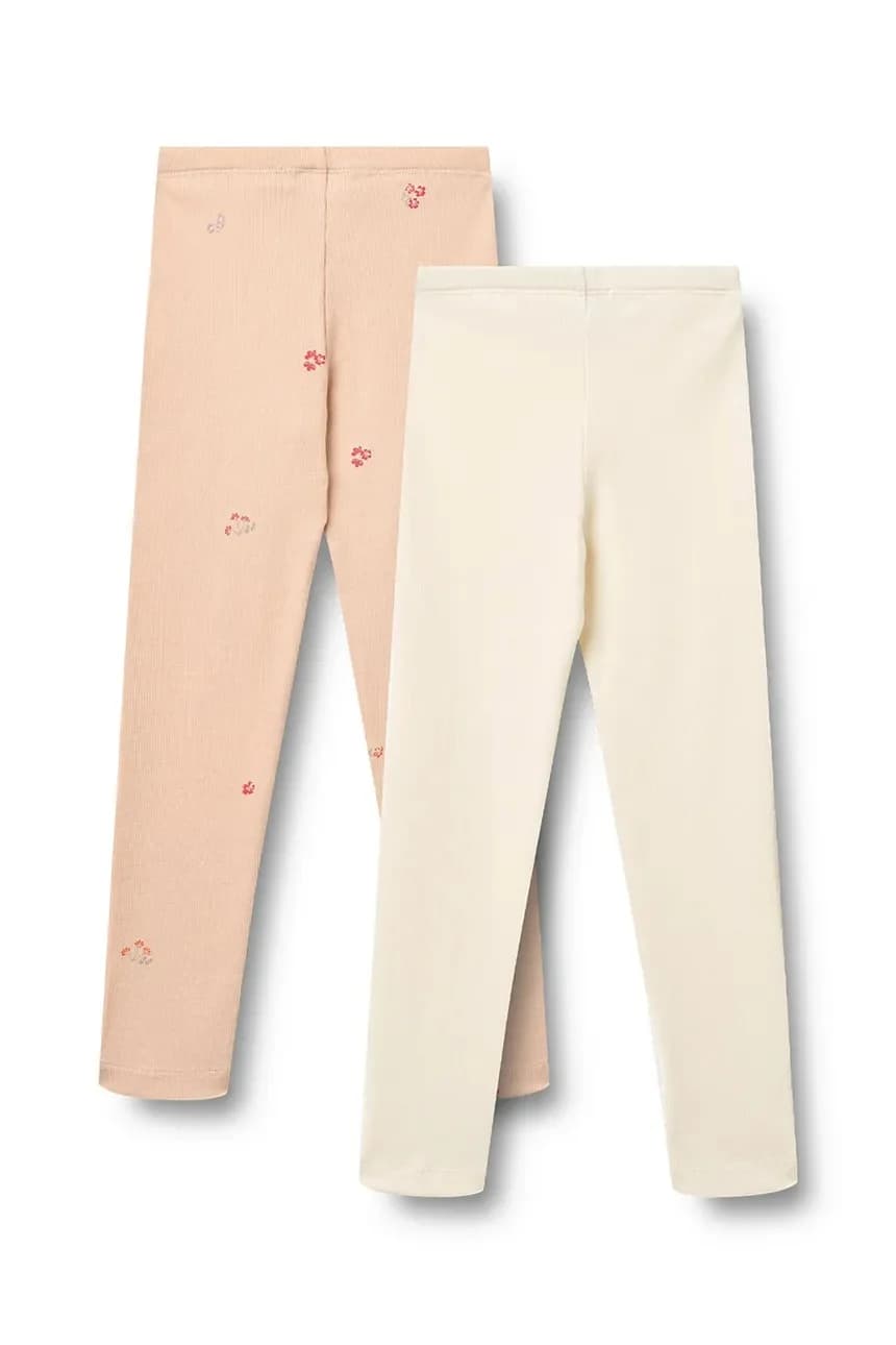 Детские леггинсы из хлопка с эластаном - фото 2