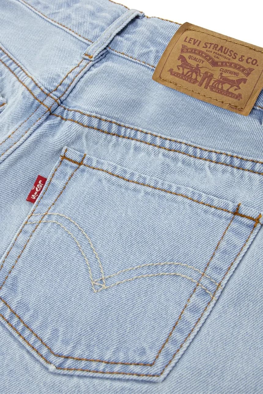 Детские джинсовые шорты CROCHET APPLIQUE A LINE SH - фото 5