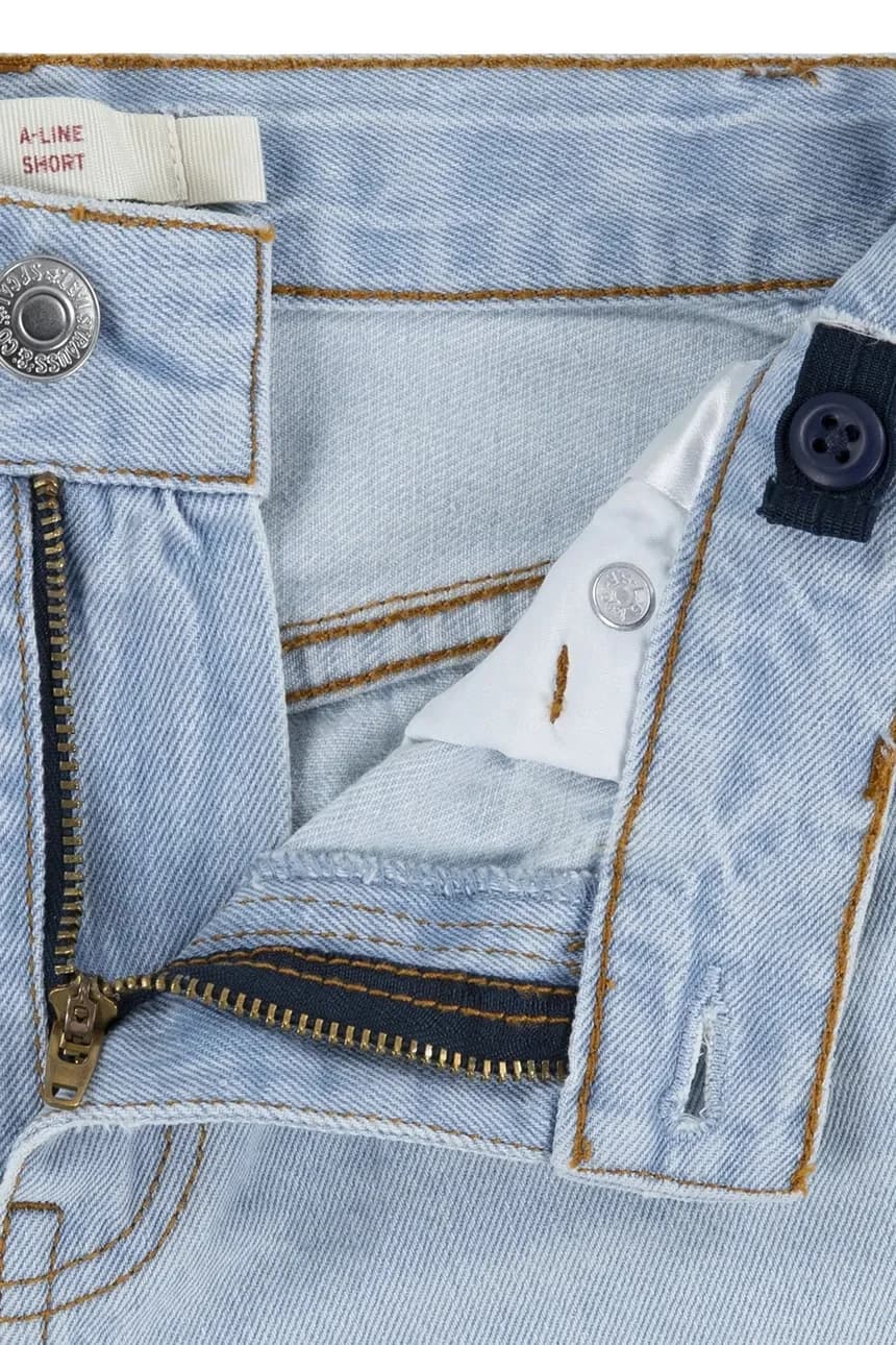 Детские джинсовые шорты CROCHET APPLIQUE A LINE SH - фото 6