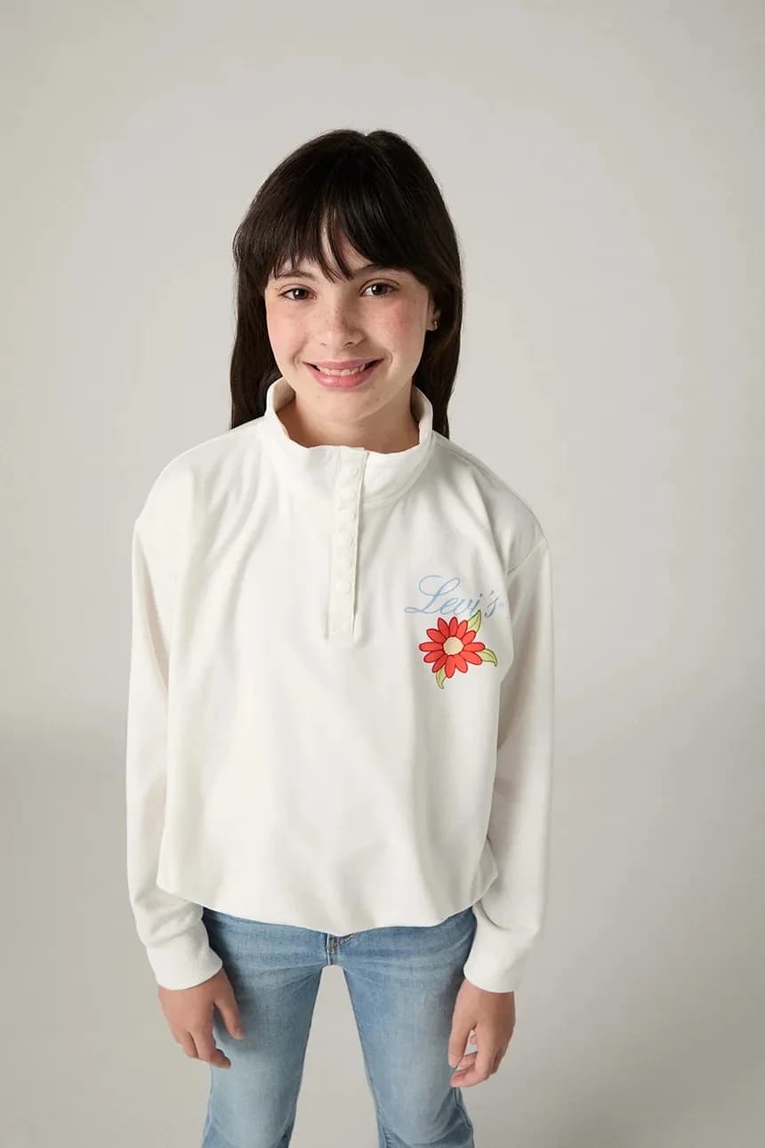 Детский лонгслив BUBBLE HEM LS KNIT TOP - фото 6