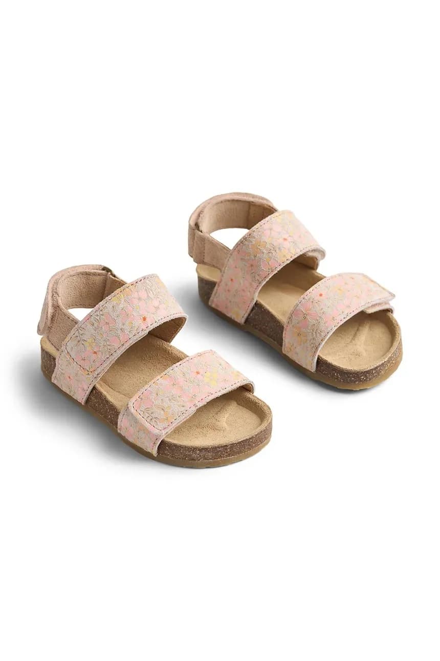 Детские замшевые сандалии - фото 3