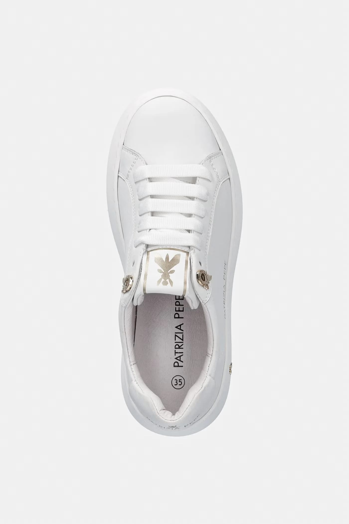 Детские кожаные кроссовки - фото 4