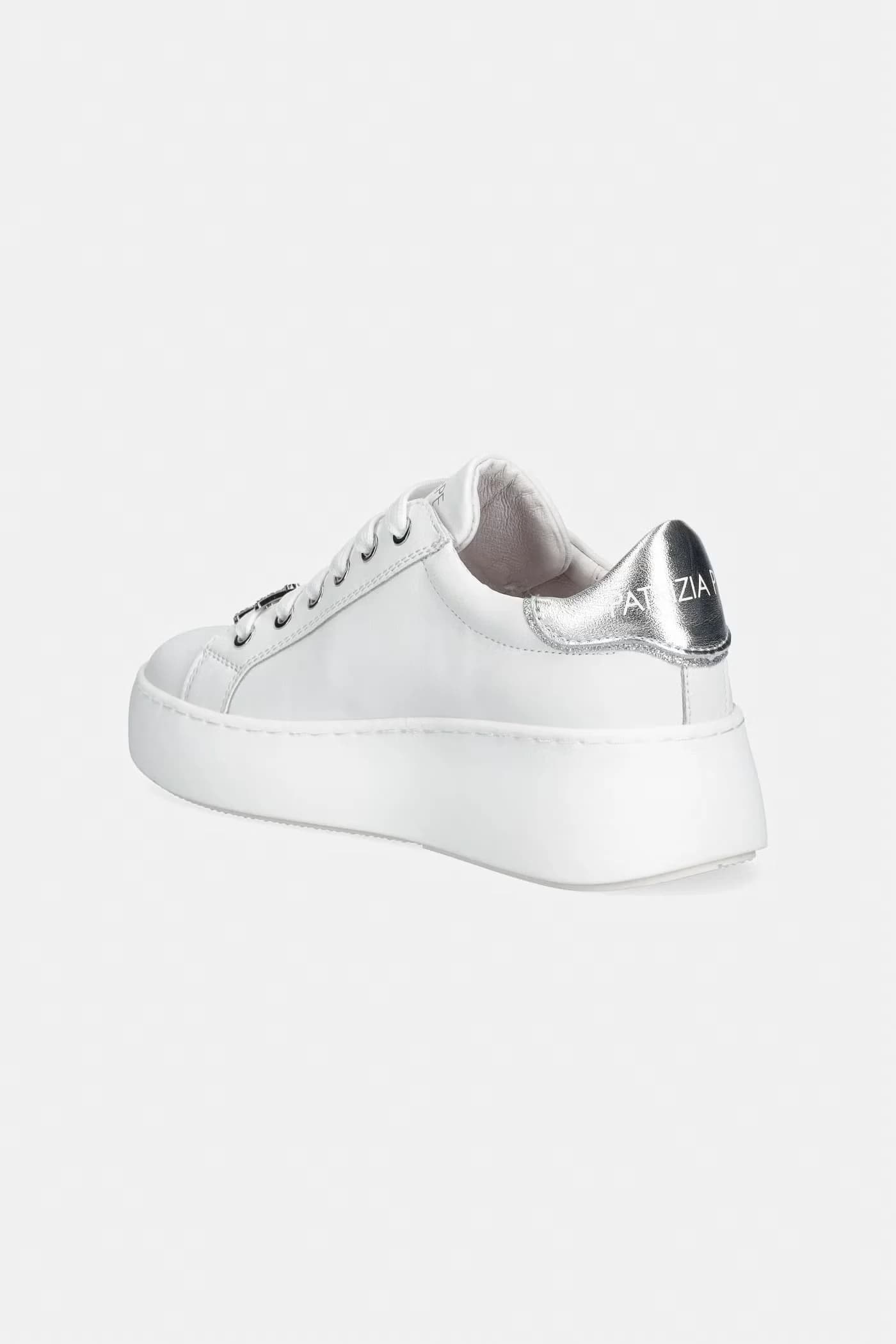 Женские кожаные кроссовки - фото 3