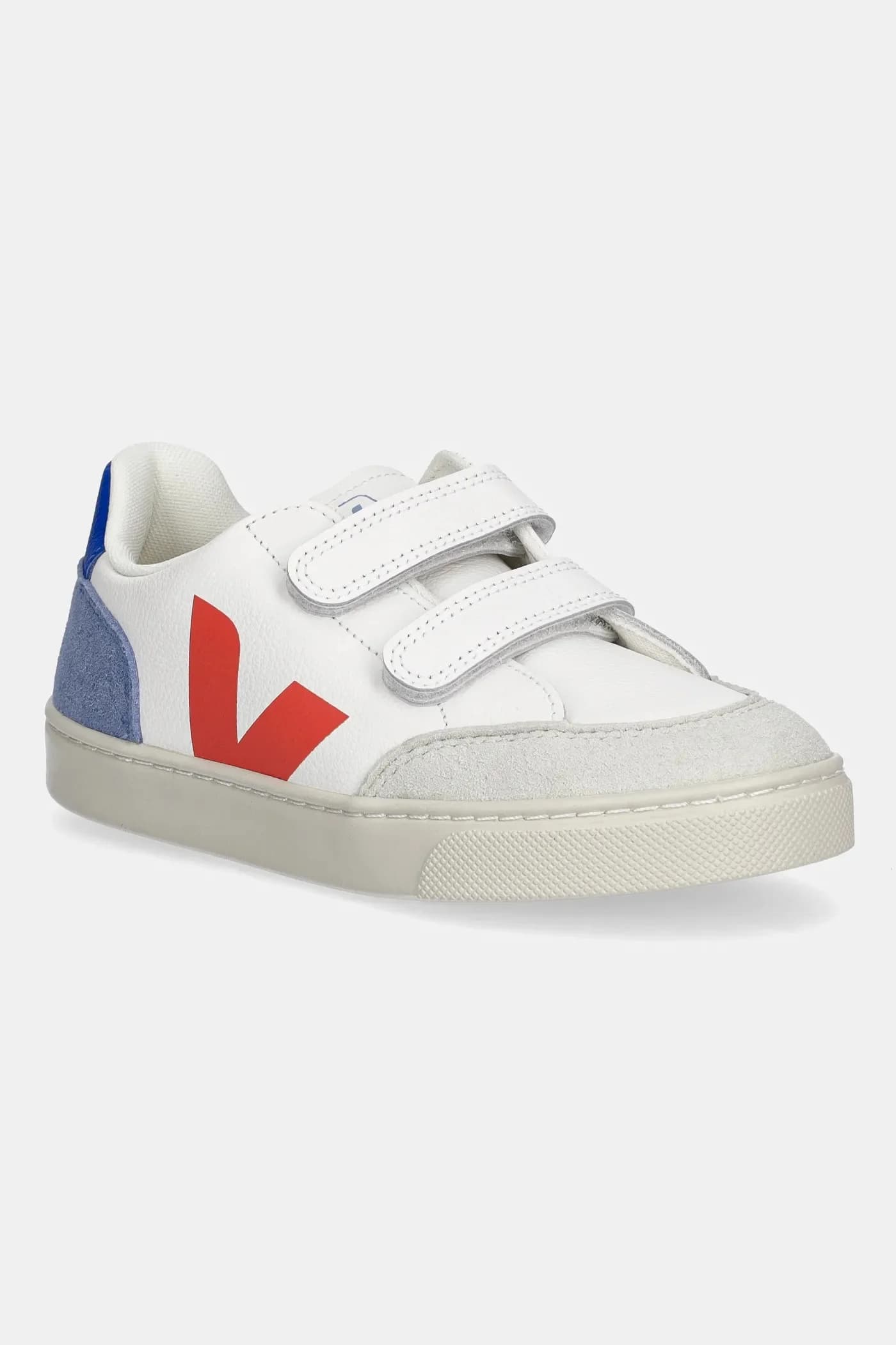 Детские кожаные кроссовки Small V-12