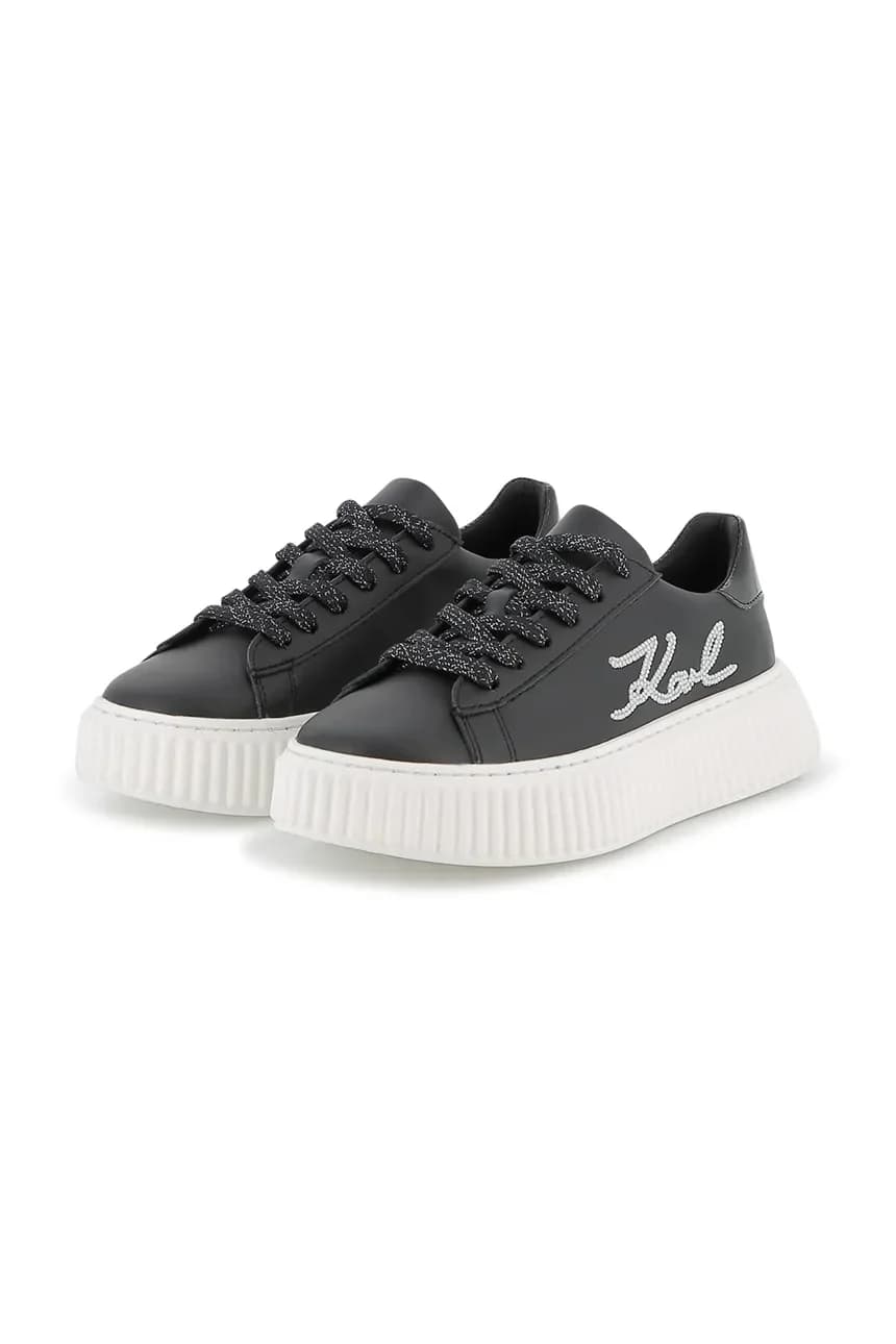 Кожаные кроссовки - фото 3