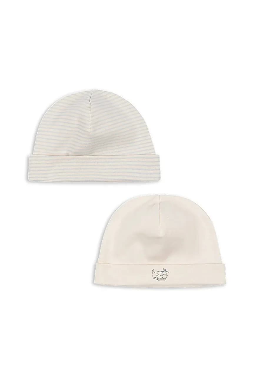 Детская шапка из хлопка FIO STRIPE 2 PACK BEANIE OCS 2 шт.