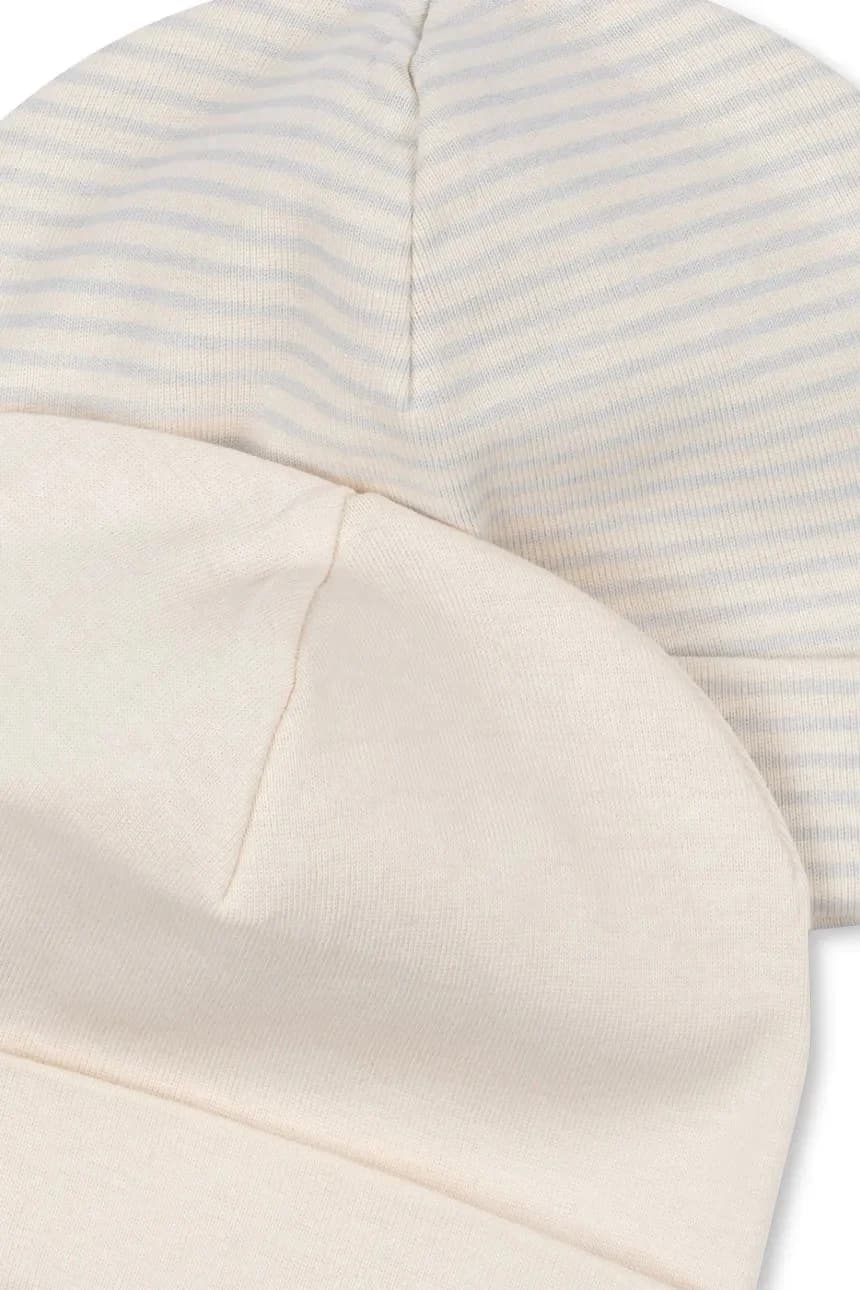 Детская шапка из хлопка FIO STRIPE 2 PACK BEANIE OCS 2 шт. - фото 3