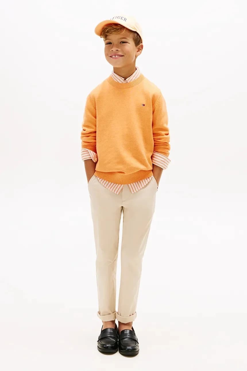 Детские хлопковые чиносы - фото 5