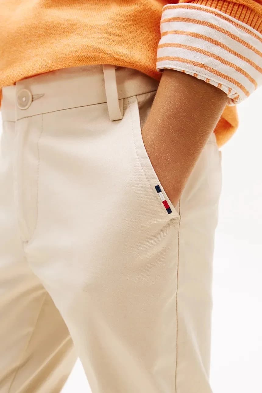 Детские хлопковые чиносы - фото 9