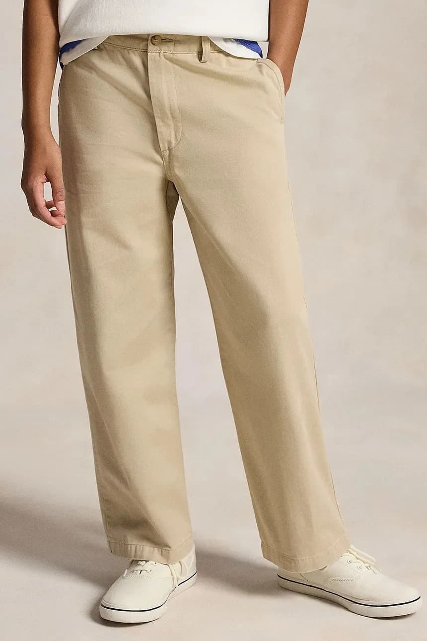 Детские хлопковые чиносы - фото 9