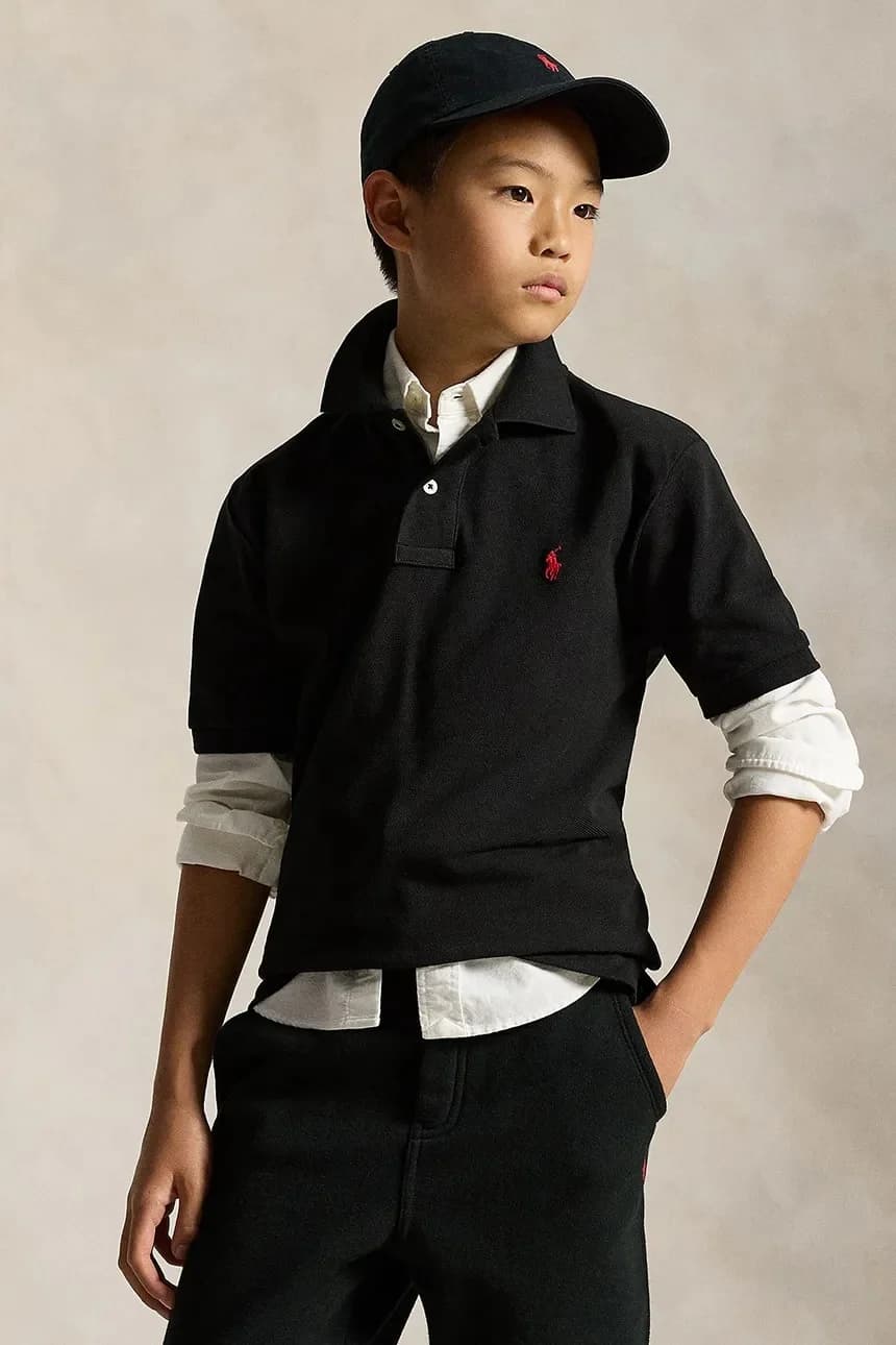 Детское хлопковое поло