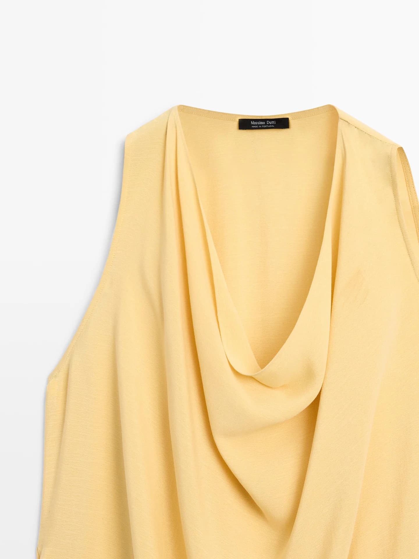 Длинный асимметричный струящийся топ. - фото 7