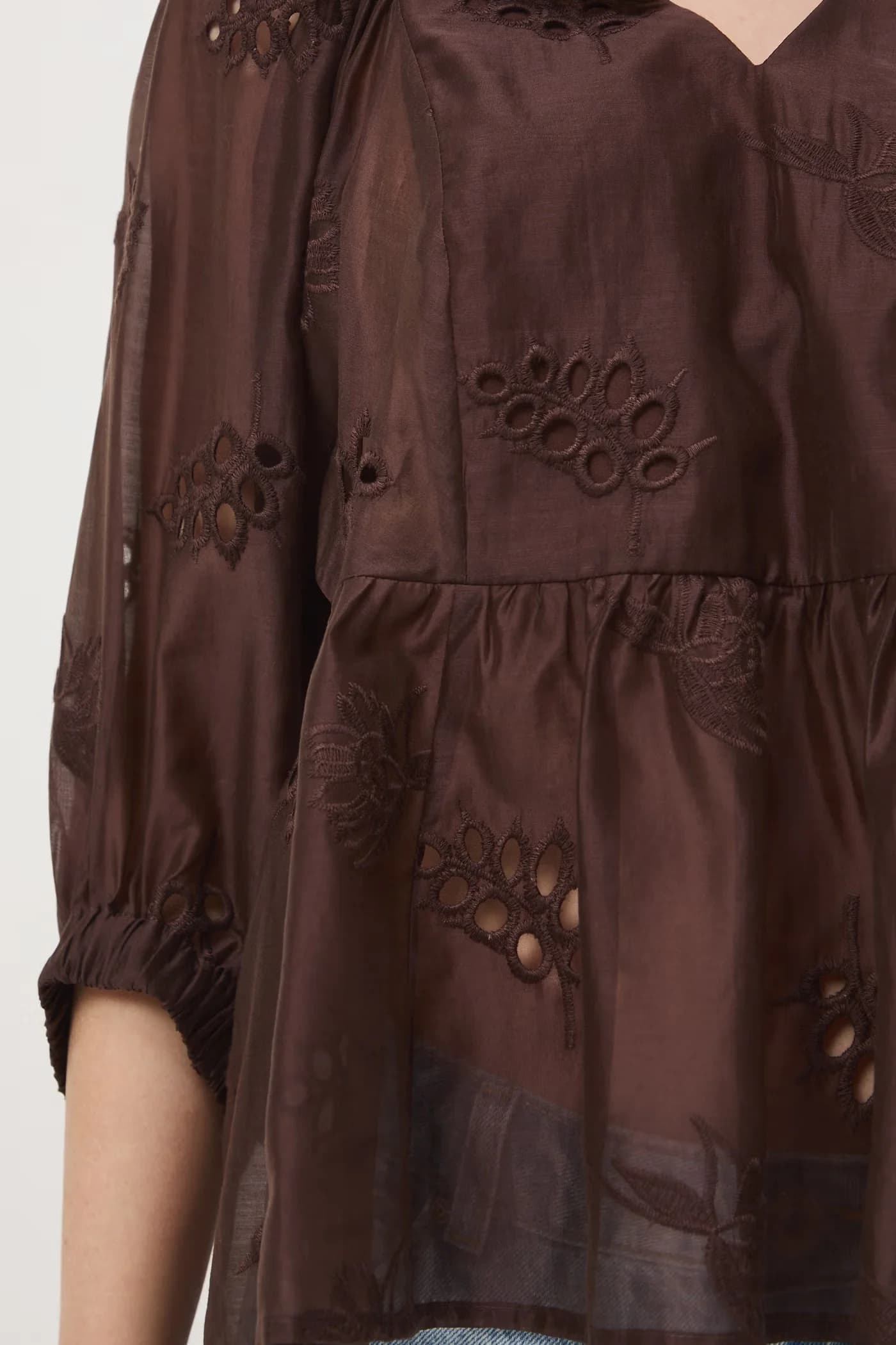 Женская блузка с лиоцеллом - фото 5