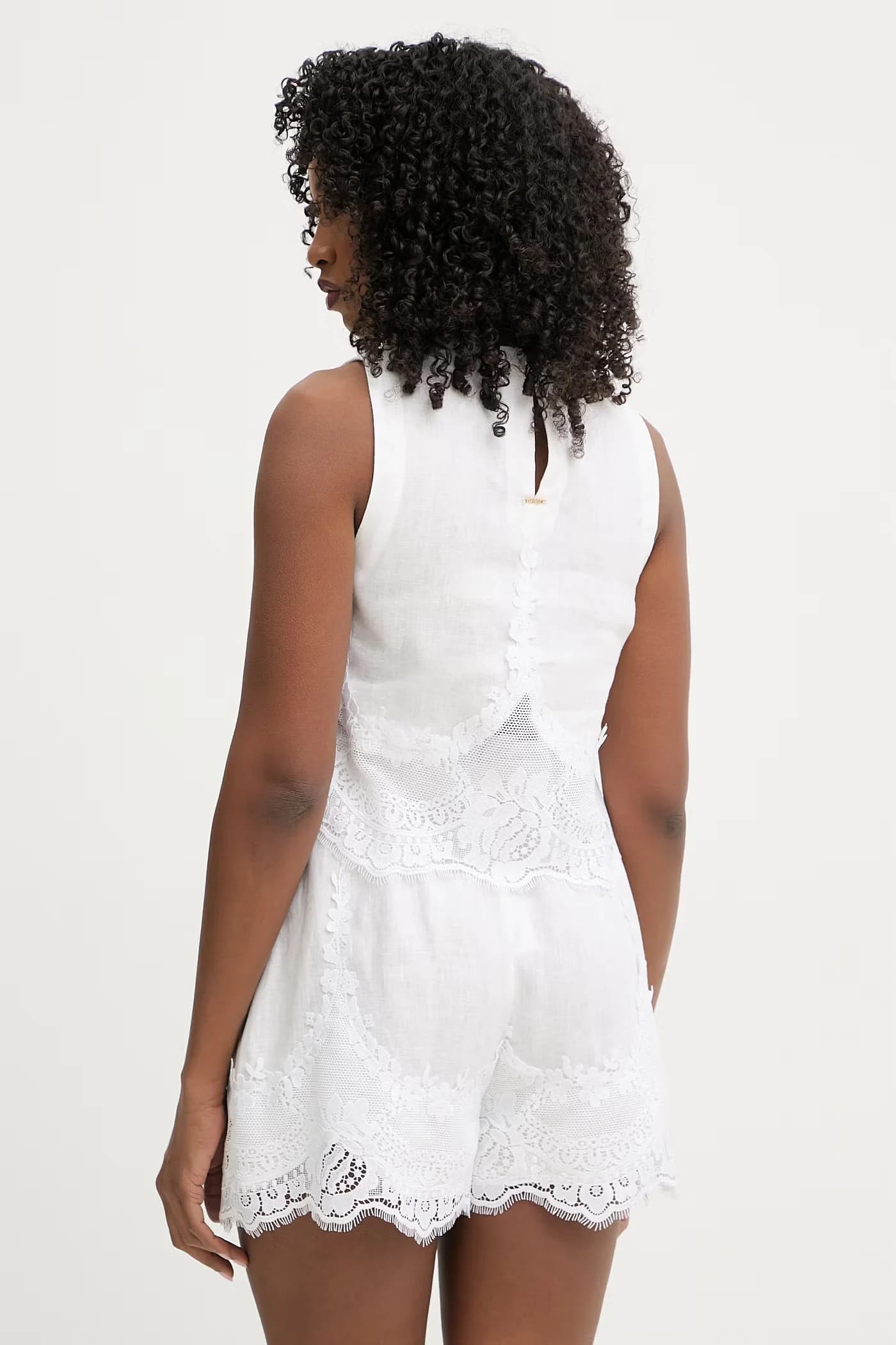 Женская льняная блузка - фото 3