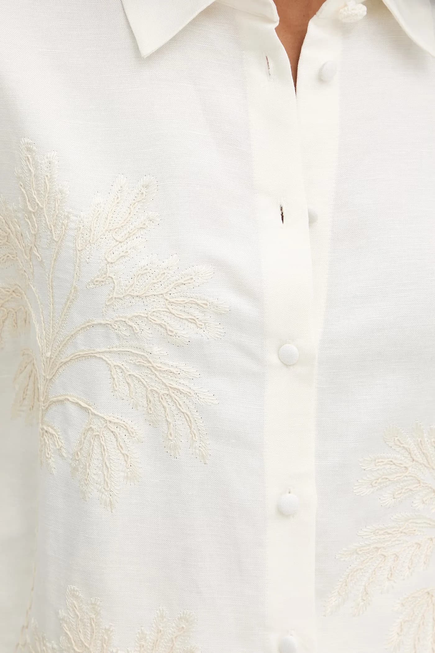 Женская льняная рубашка - фото 5