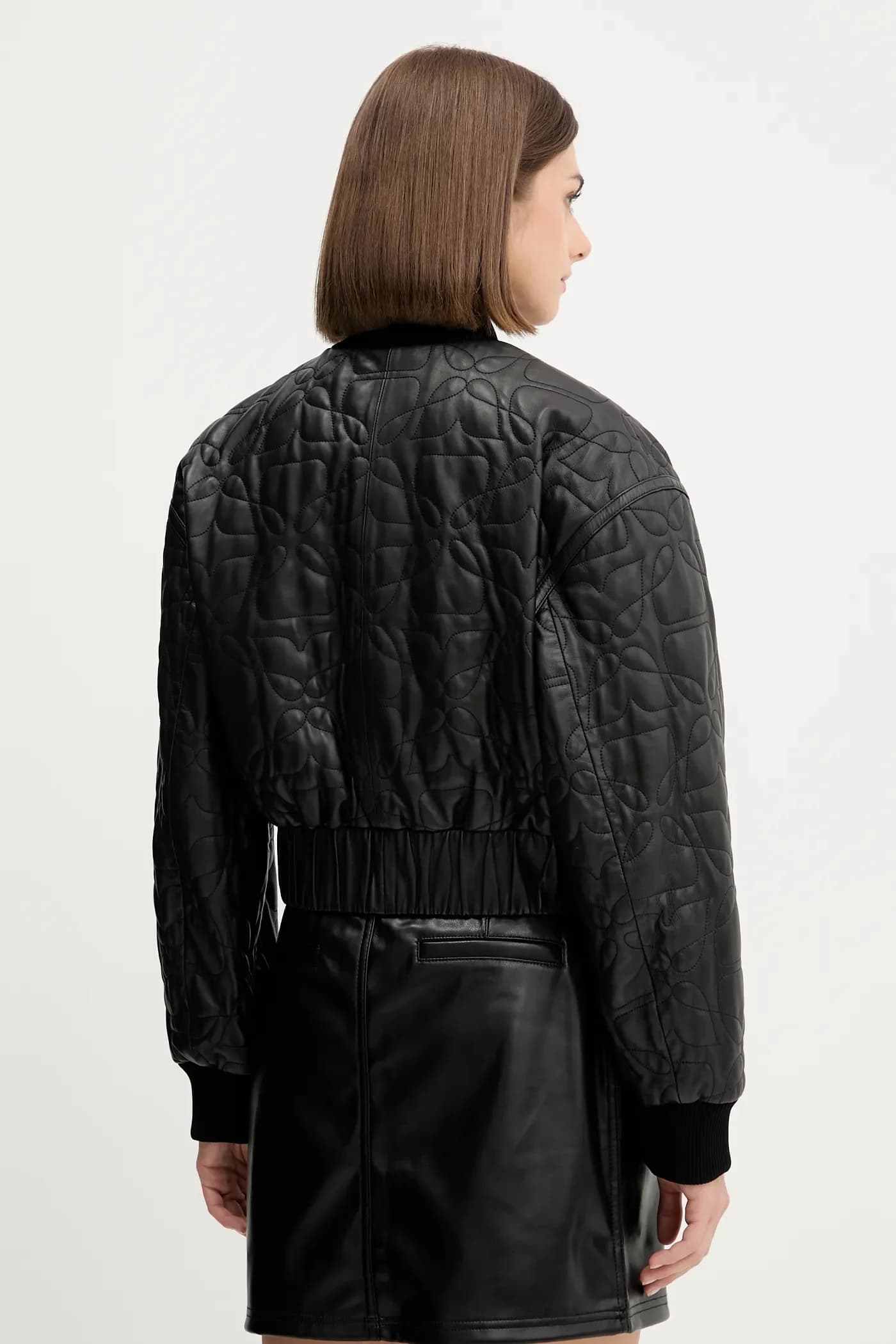 кожаный бомбер Lesana - фото 5