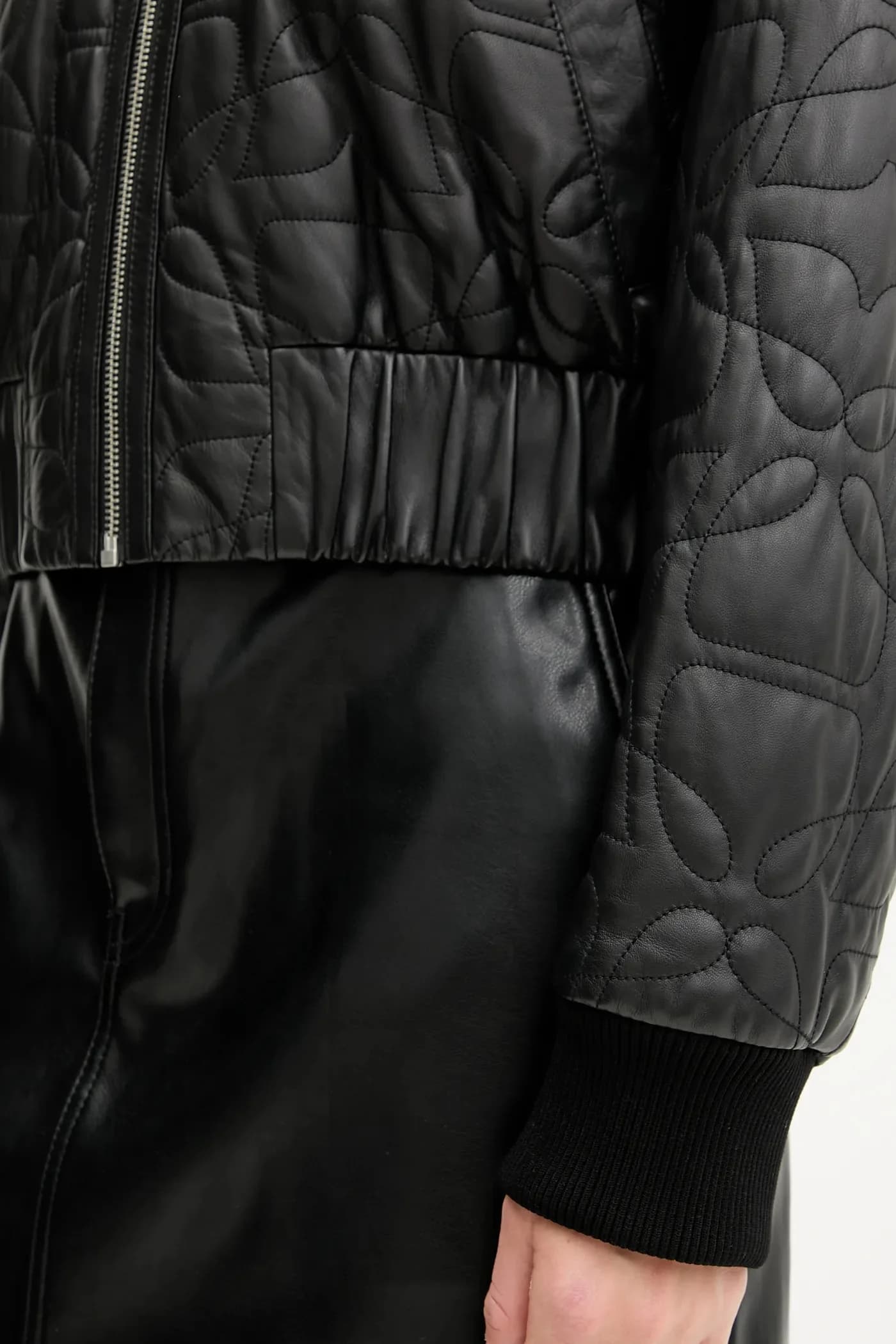 кожаный бомбер Lesana - фото 9