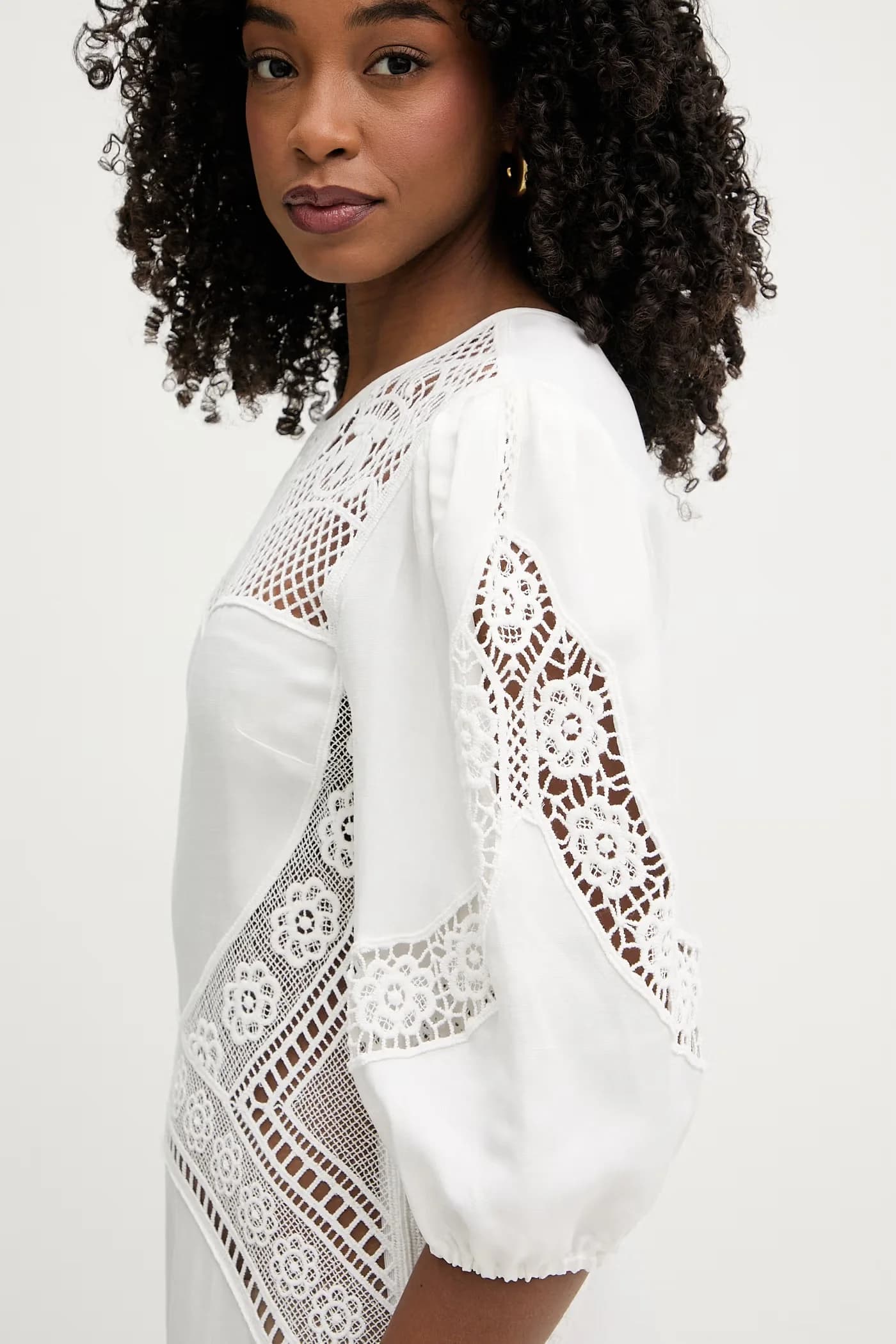 Расклешенное платье из вискозы. - фото 9