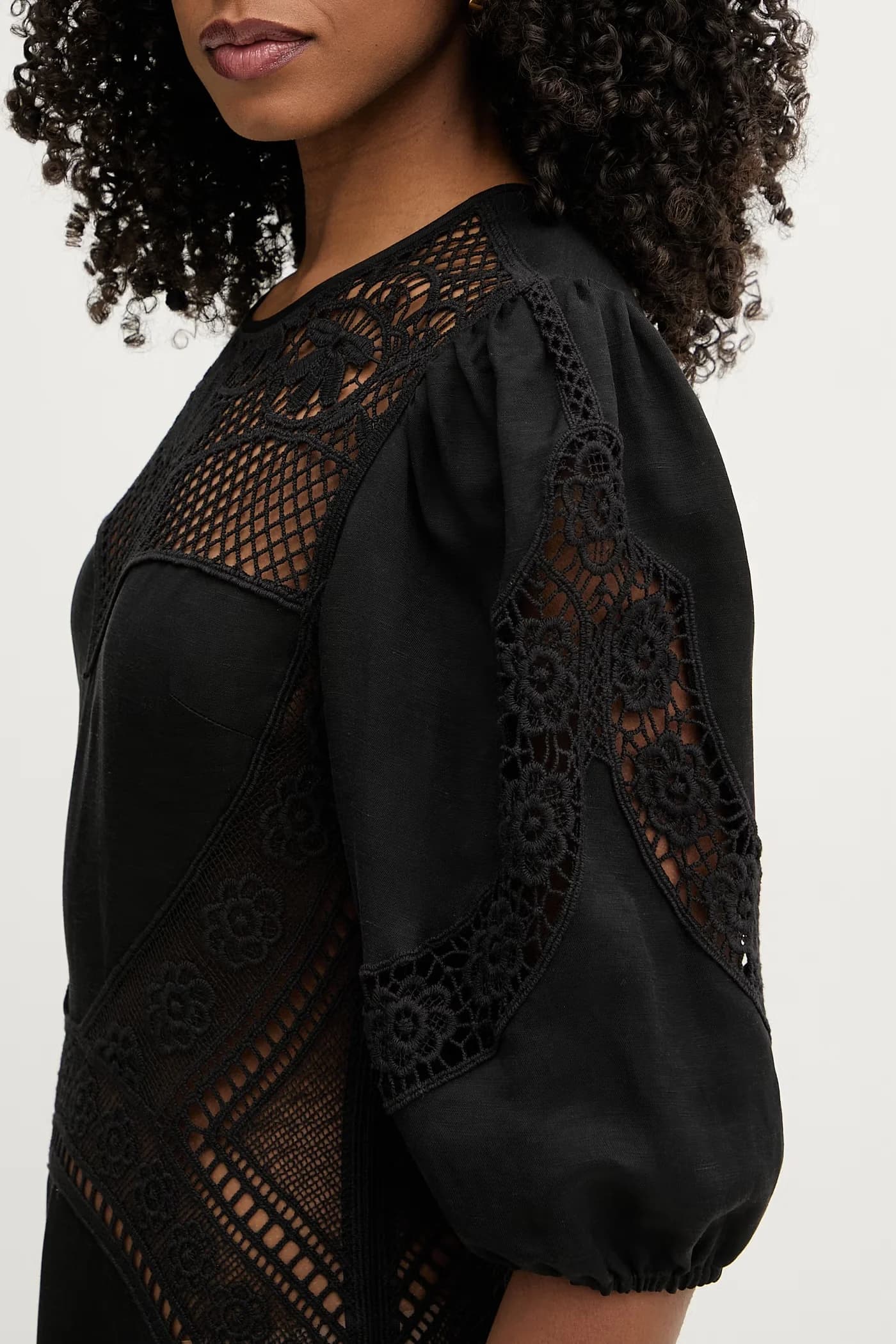 Расклешенное платье из вискозы. - фото 9