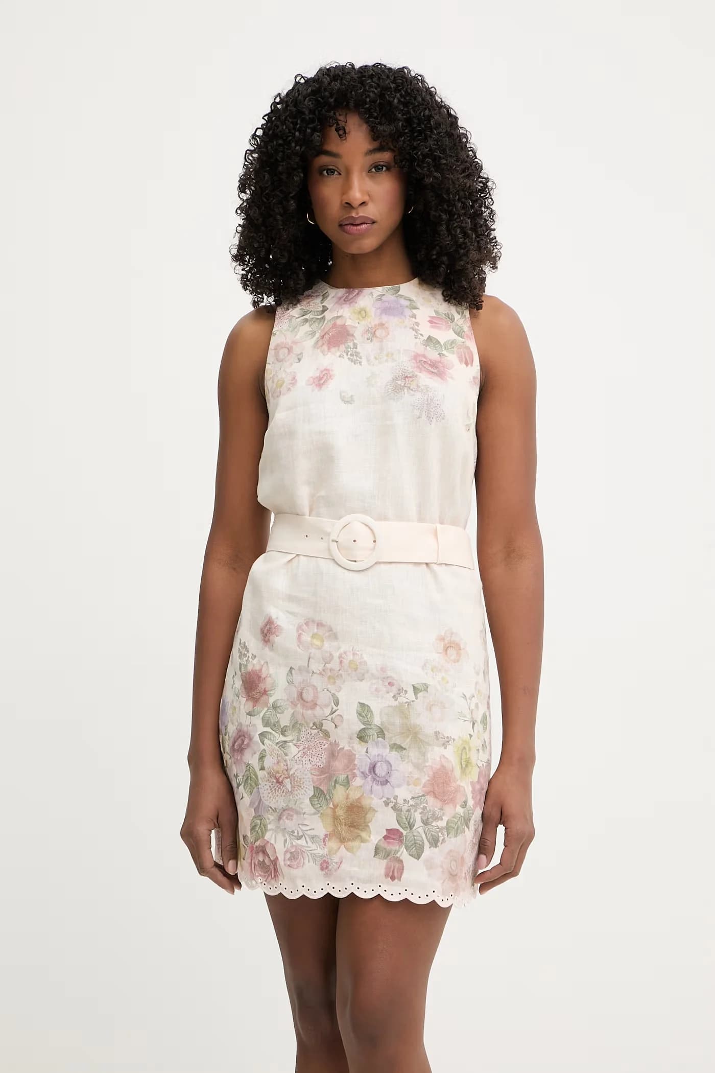 Льняное летнее платье