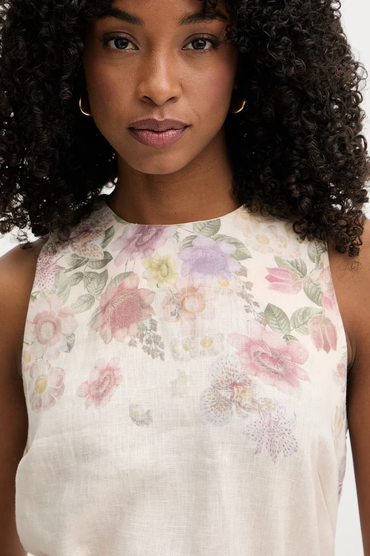 Льняное летнее платье - фото 7