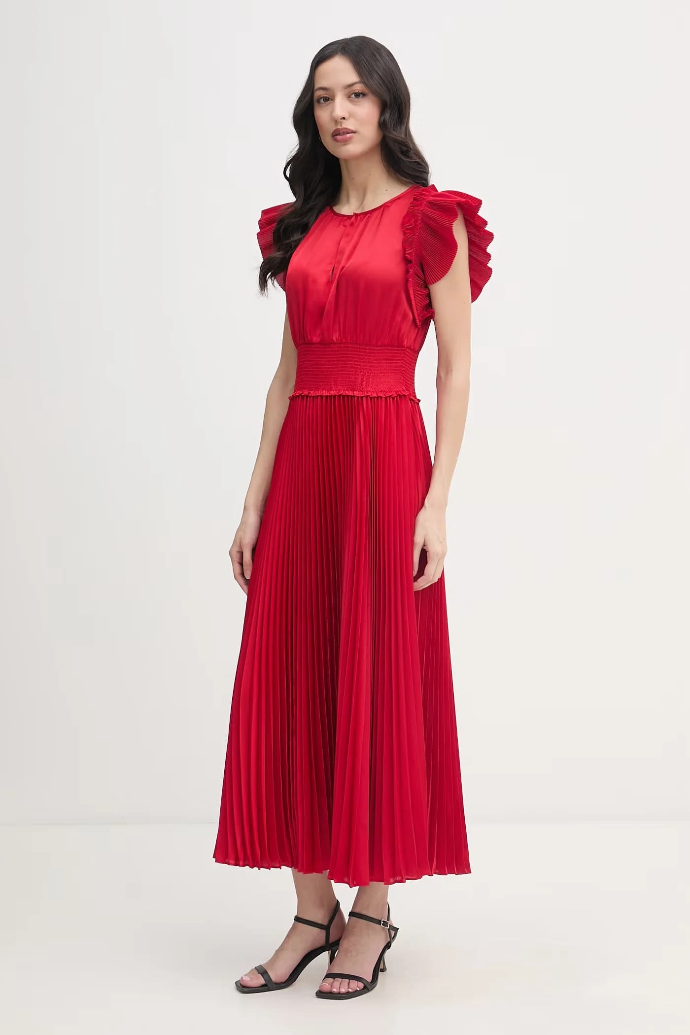 Плиссированное платье - фото 2