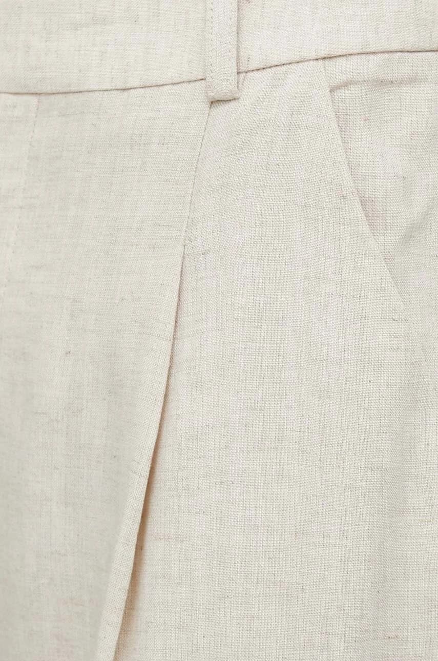 Брюки из смесового льна - фото 7