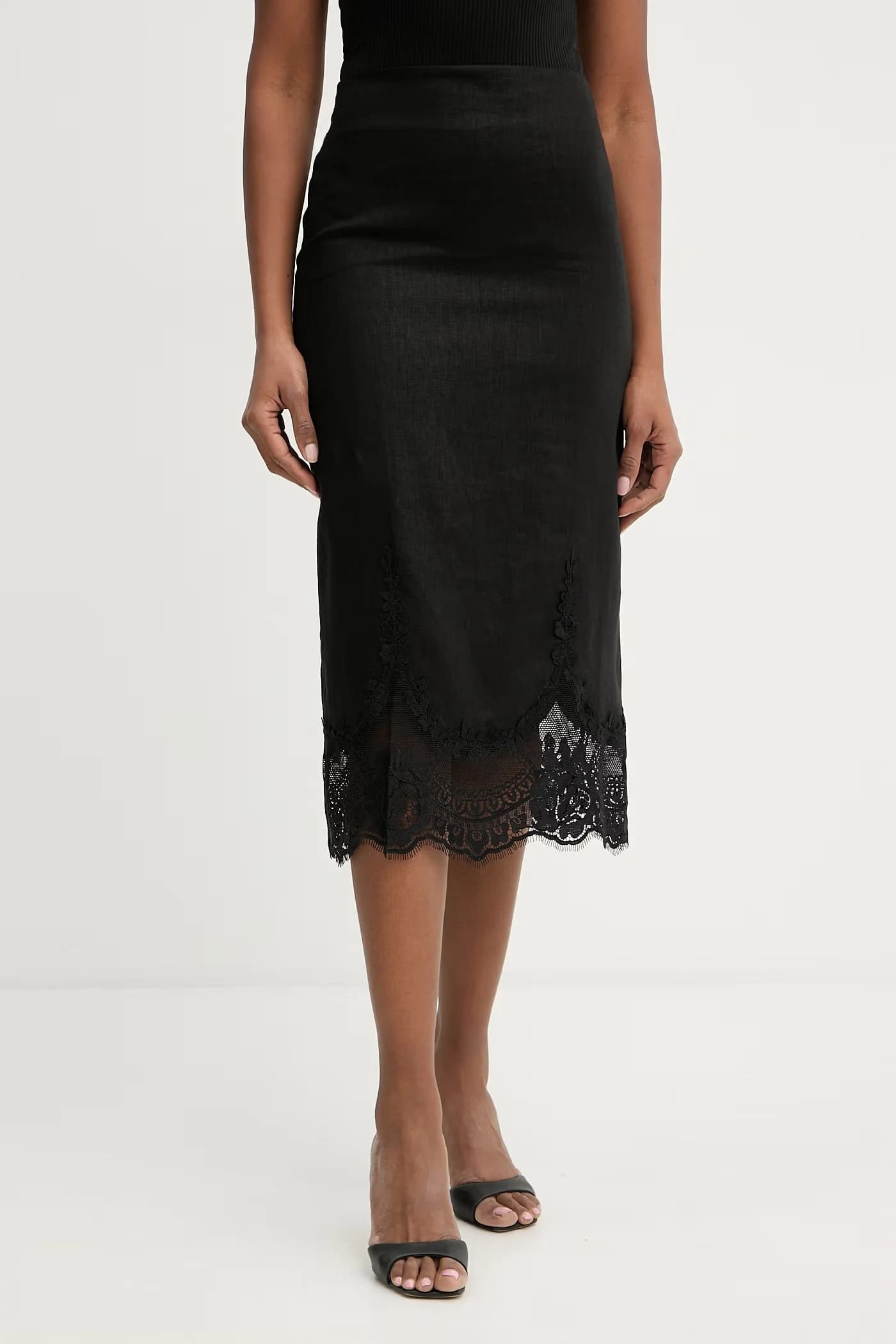 Льняная юбка