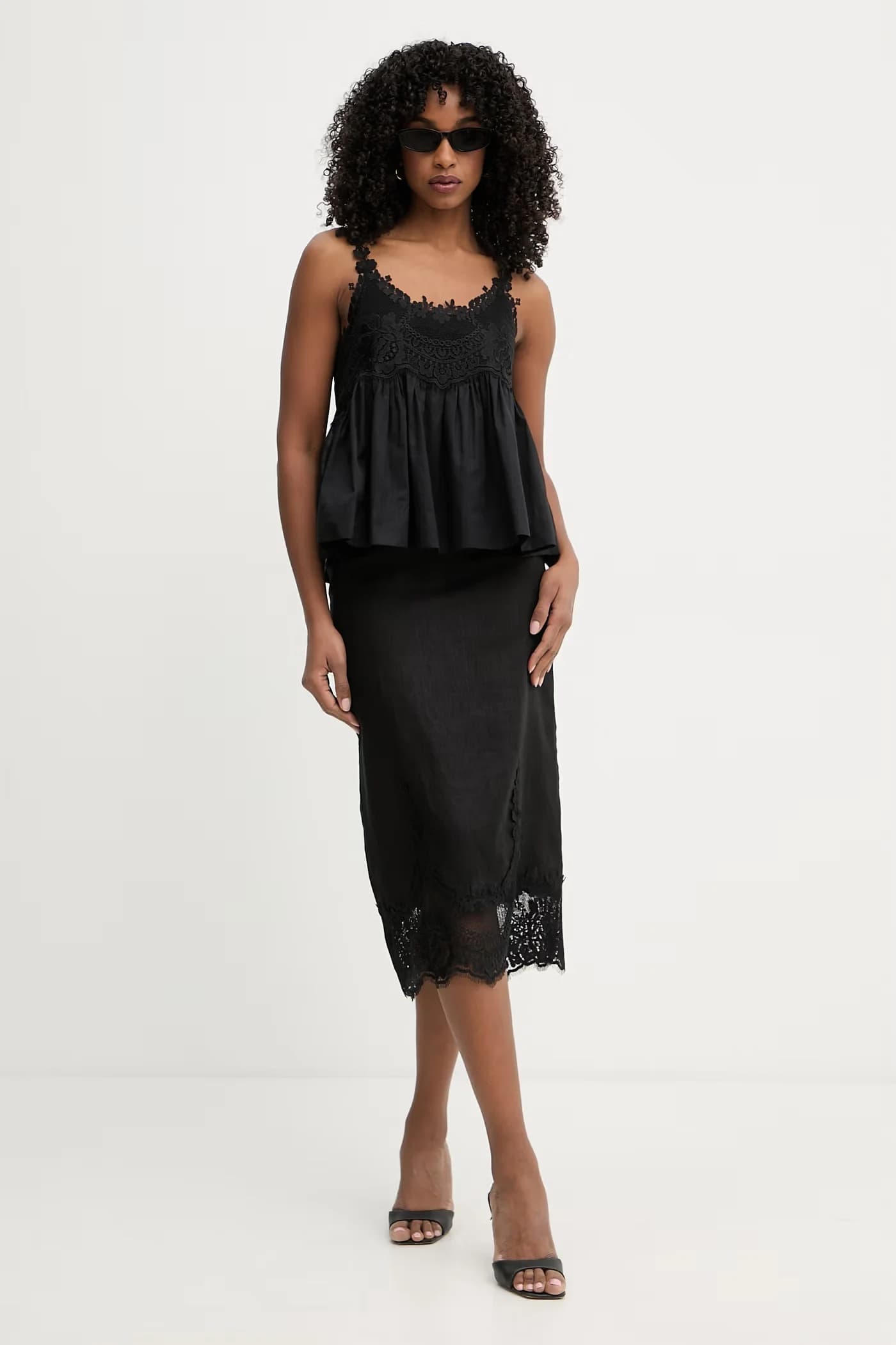 Льняная юбка - фото 3