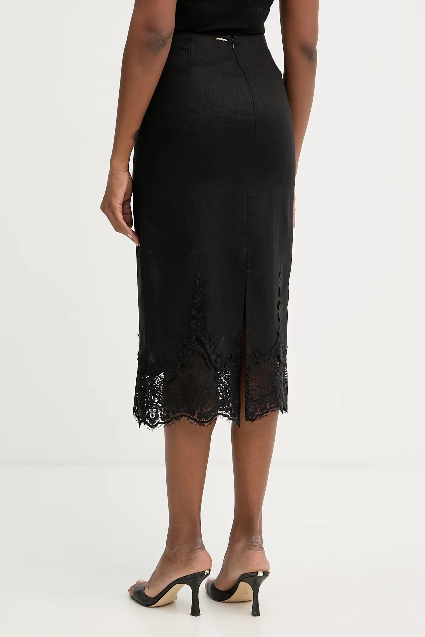 Льняная юбка - фото 5