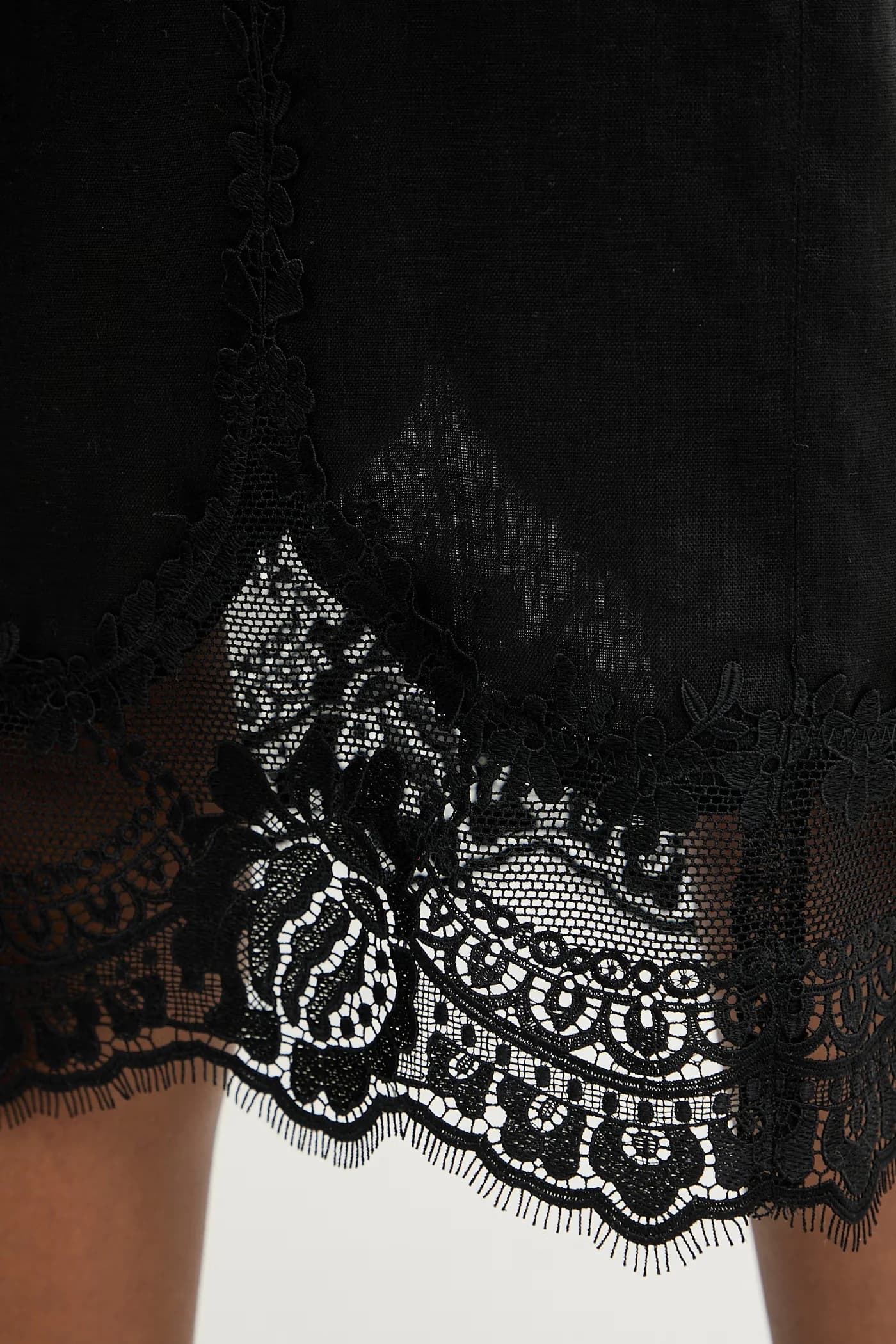 Льняная юбка - фото 7