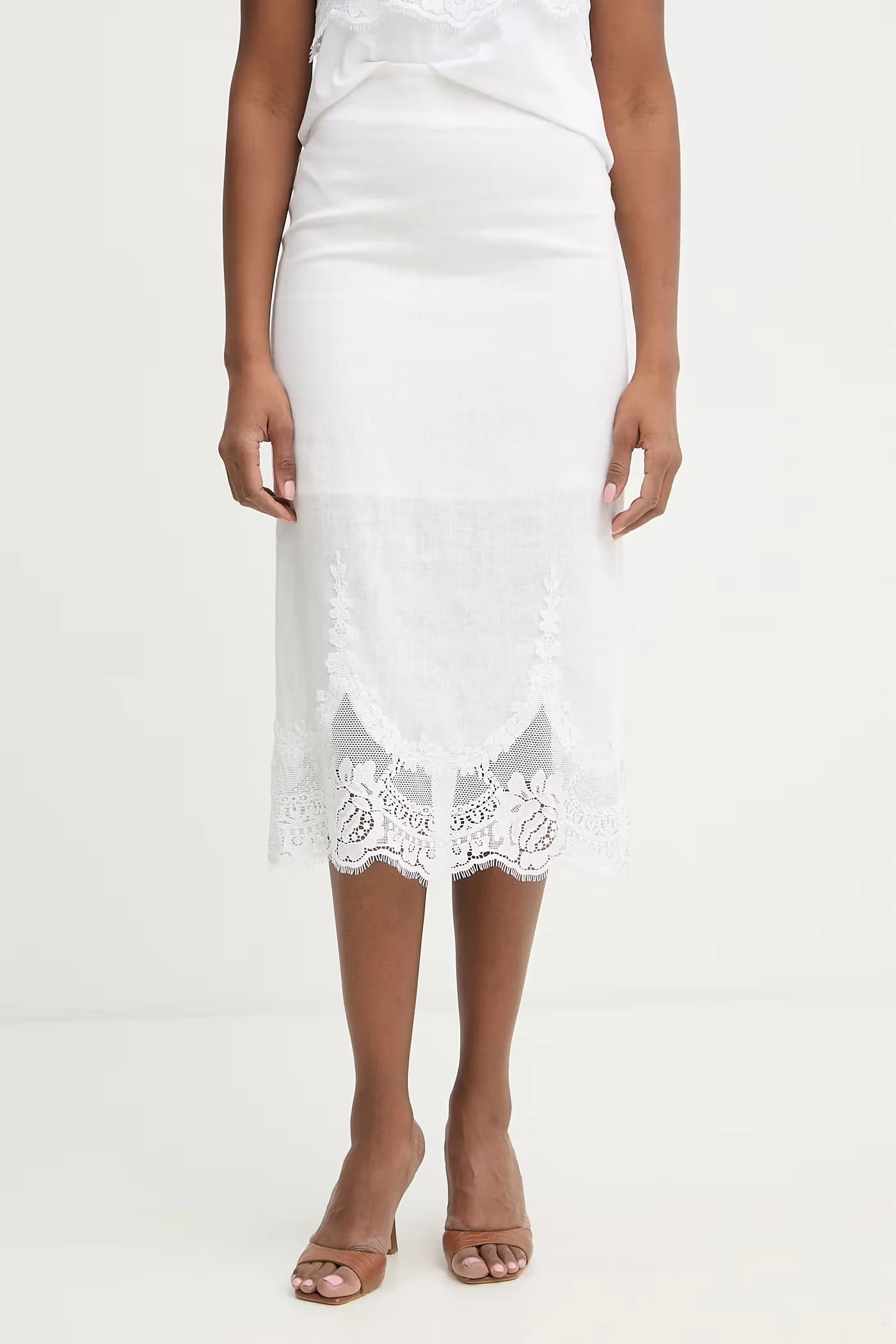 Льняная юбка