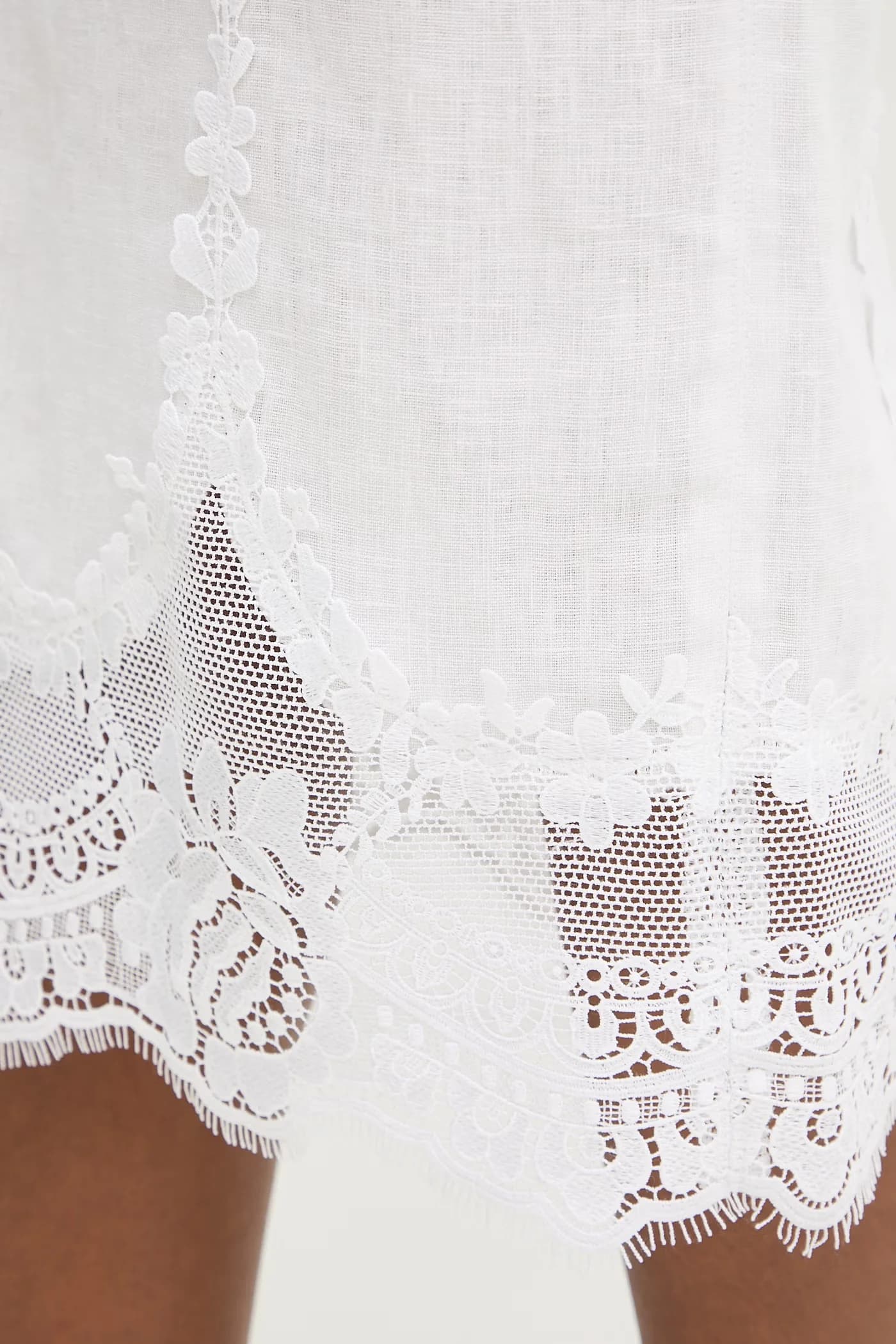 Льняная юбка - фото 7