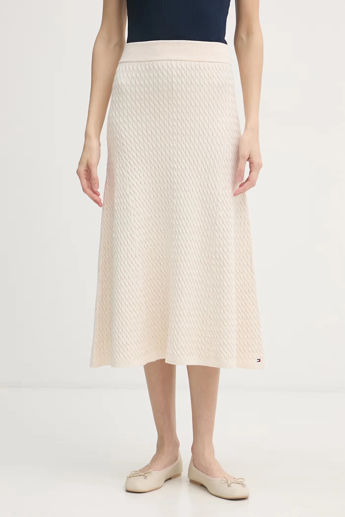 Юбка-свитер из хлопка