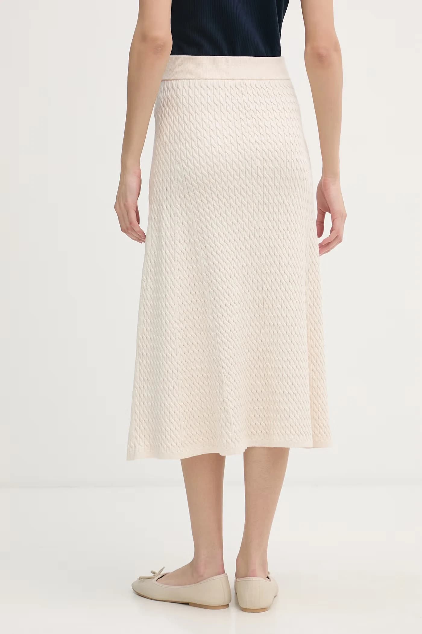 Юбка-свитер из хлопка - фото 3