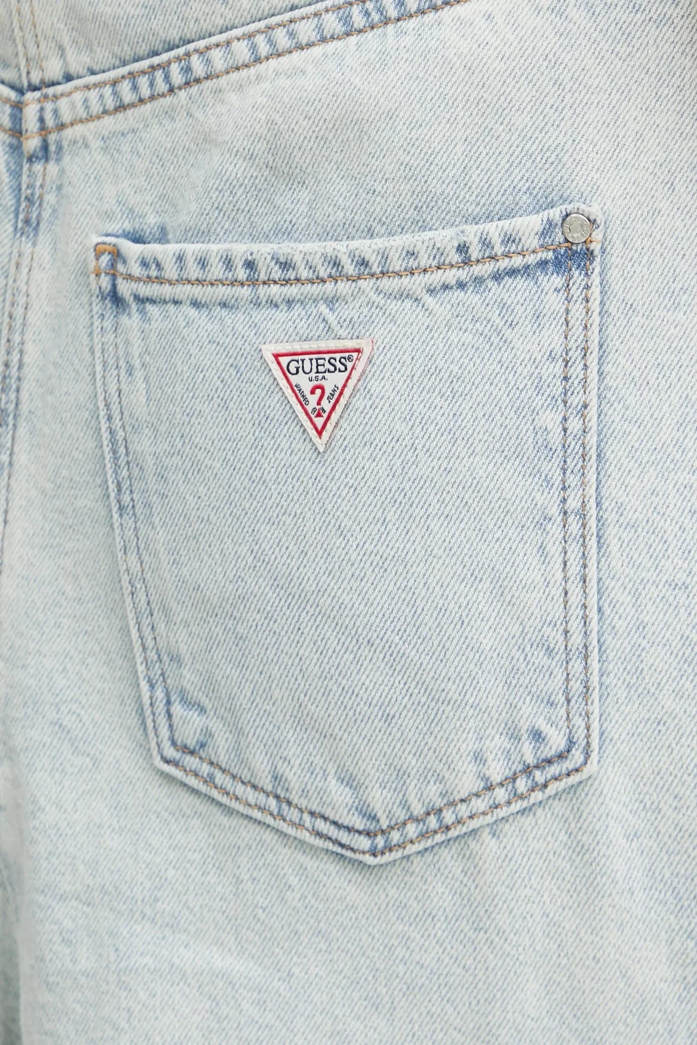 джинсовая юбка со вставками - фото 4