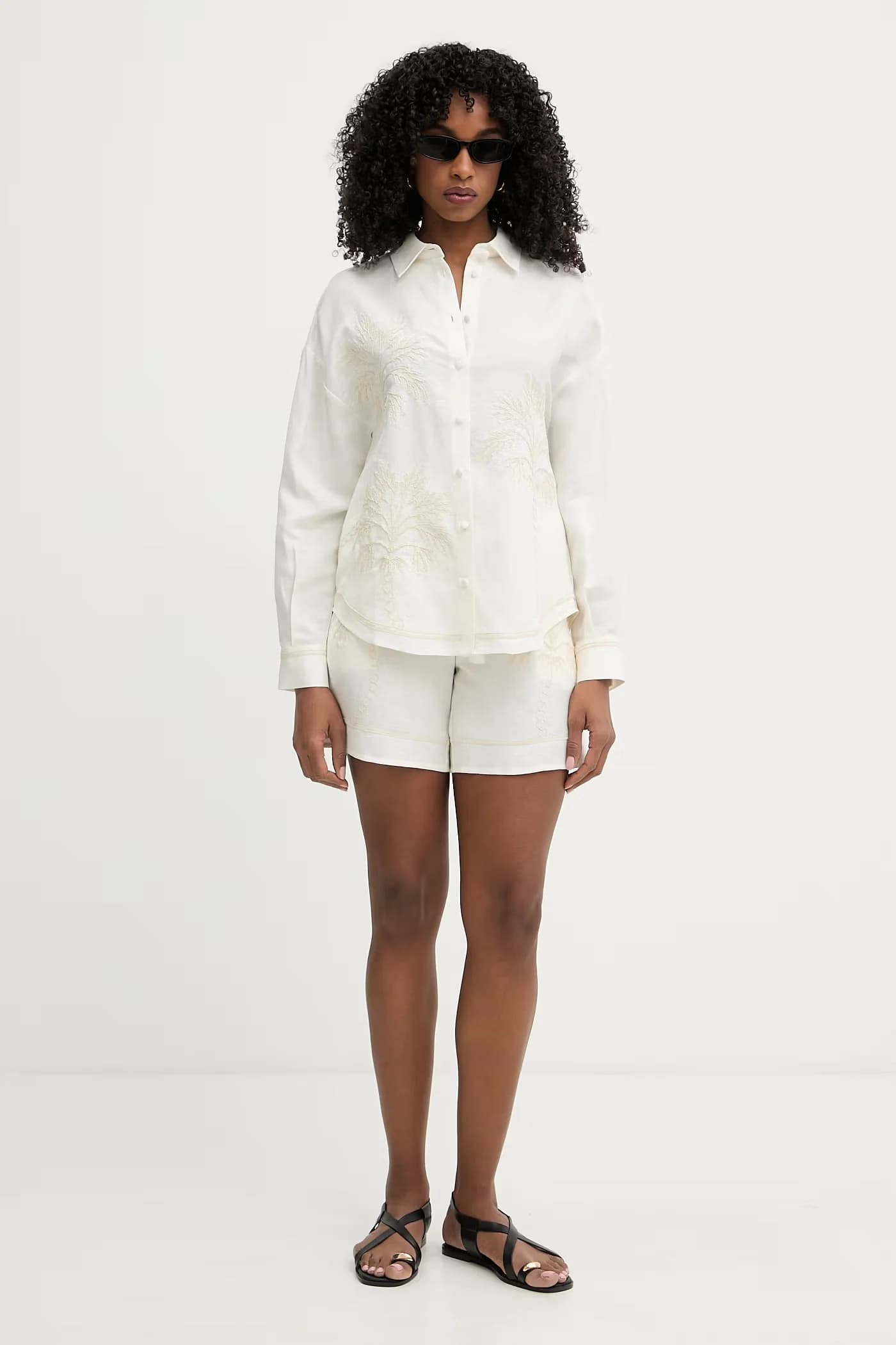 Женские льняные шорты - фото 2