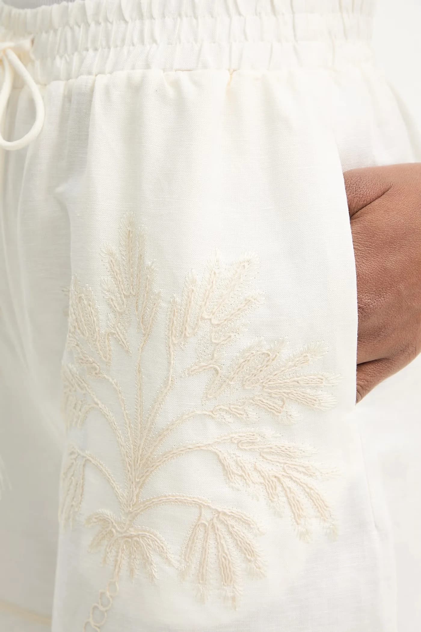 Женские льняные шорты - фото 4