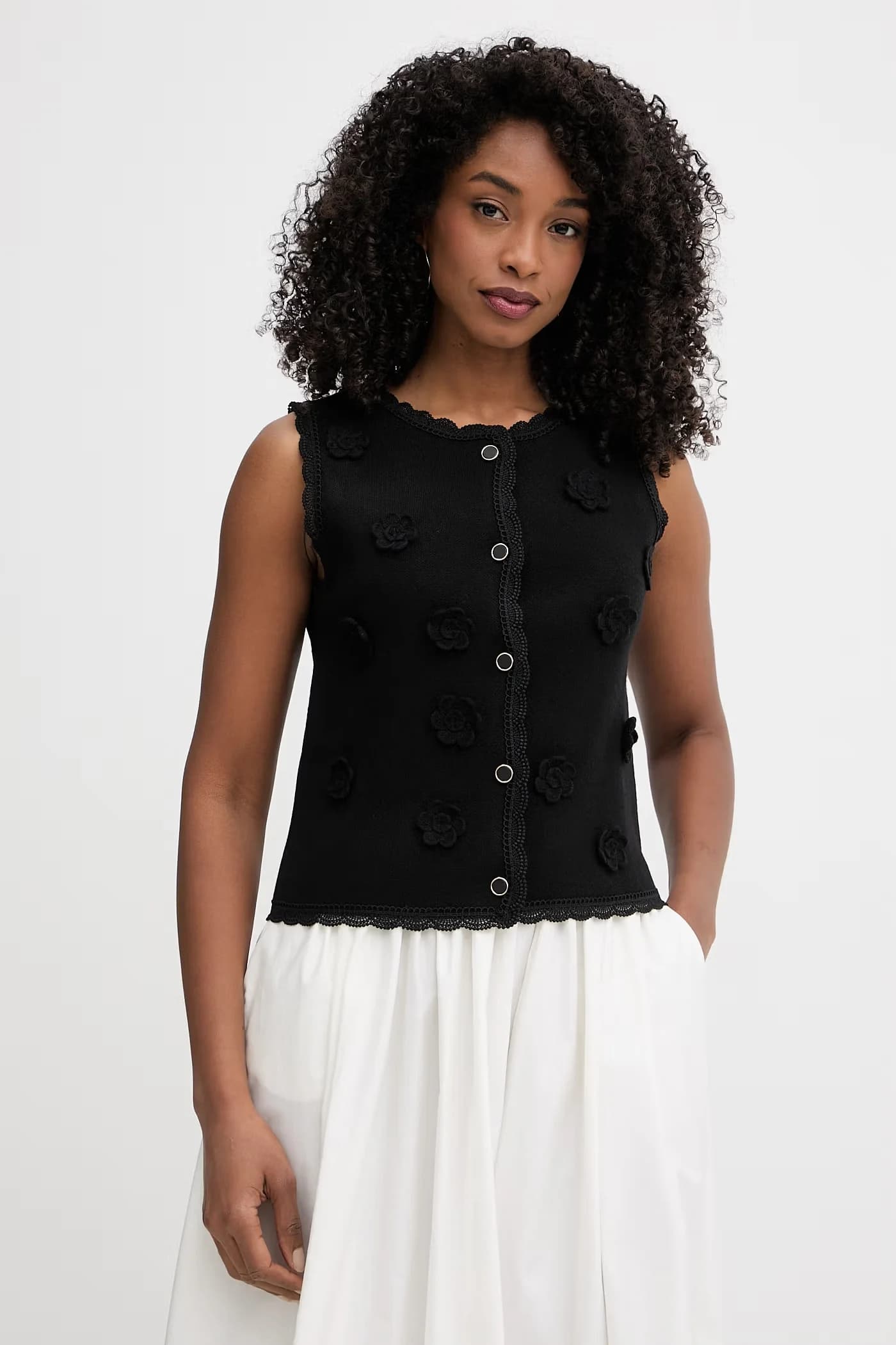 Женский жилет из вискозы