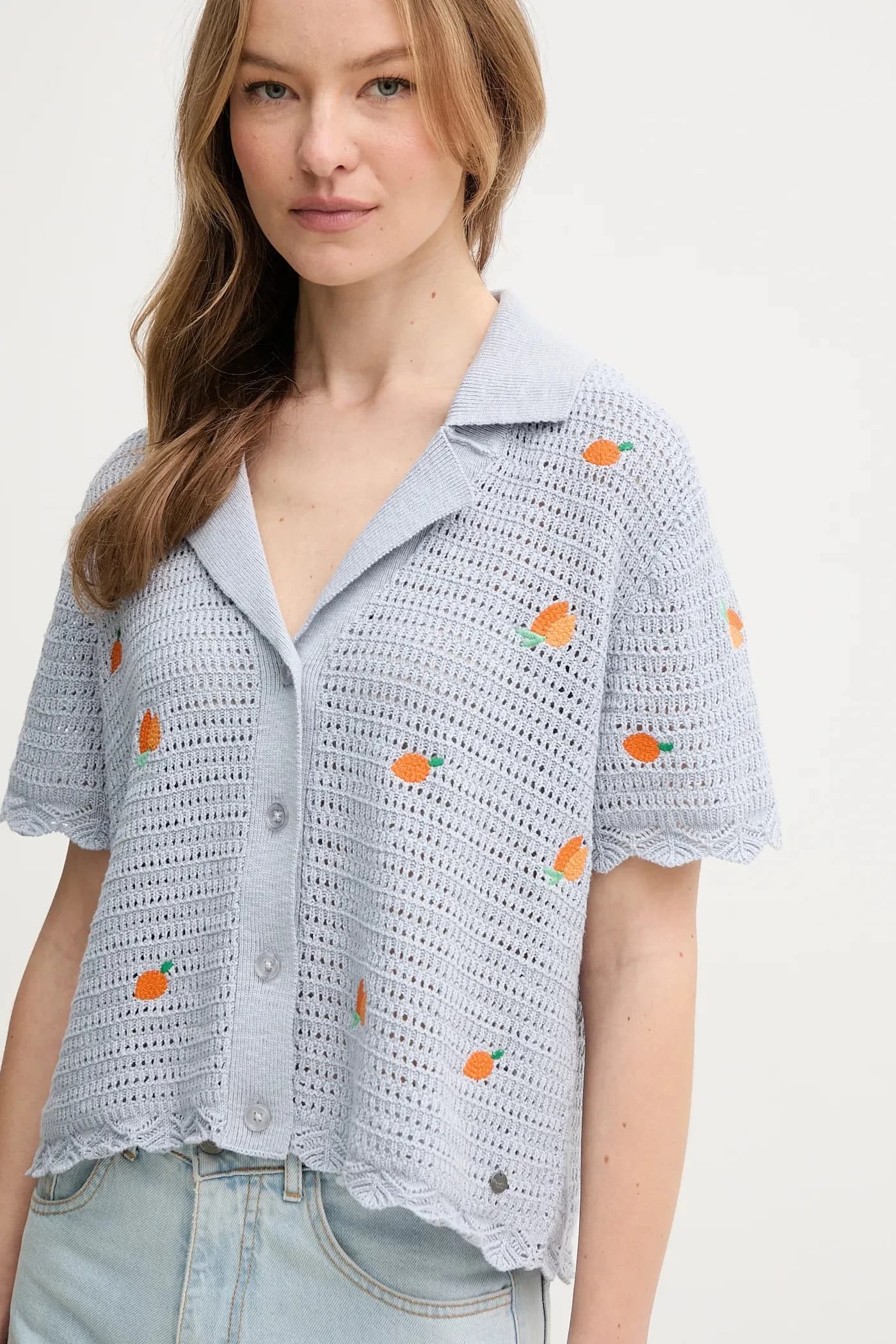 Хлопковый кардиган OLAYA TOP - фото 4